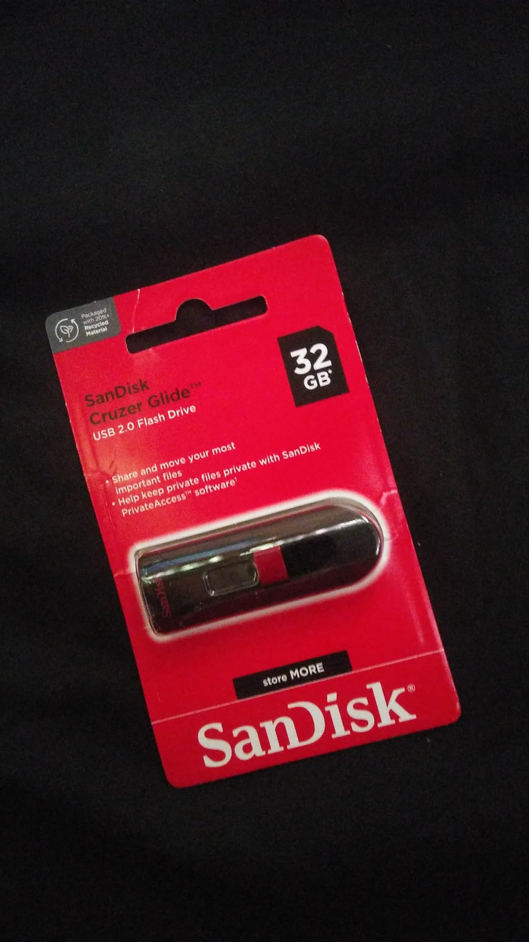 SANDISK 256GB Cruzer Glide USB 2.0 Flash Drive - SDCZ60-256G-B35 customer photo 1