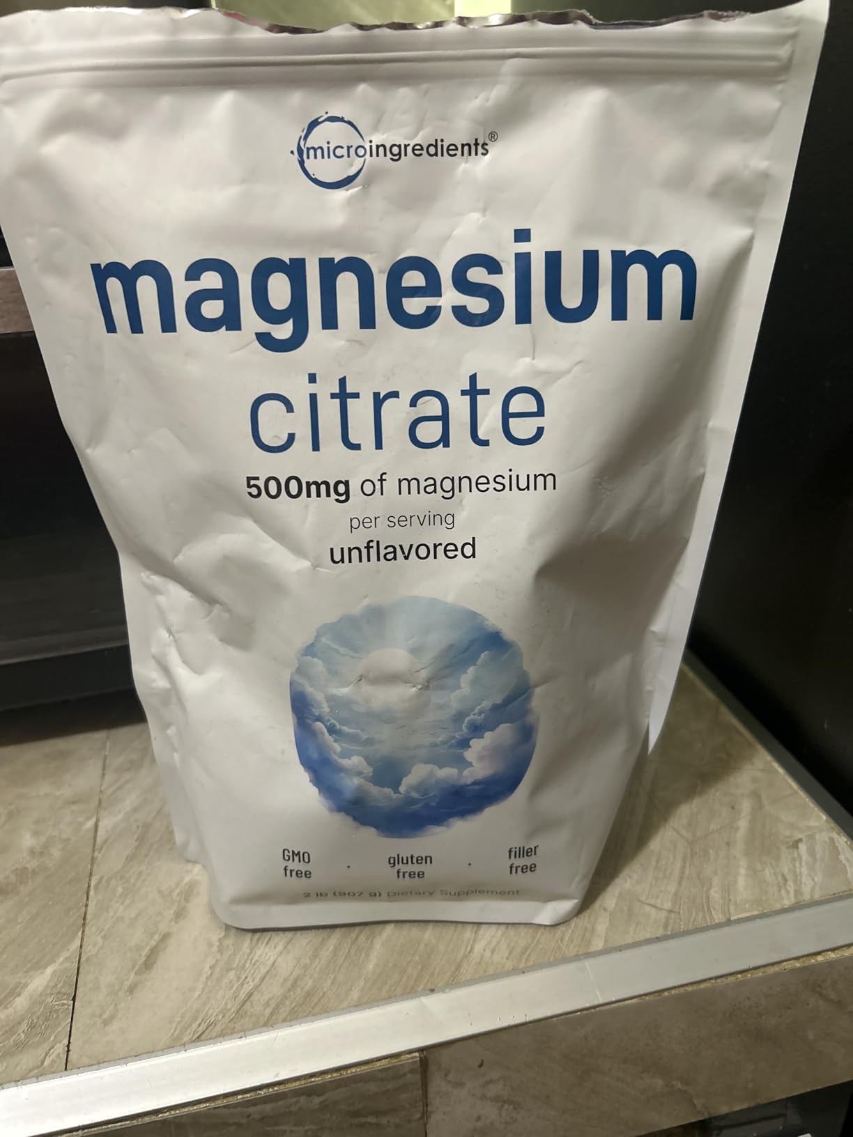 Magnesium Citrate Powder, 2lbs | Unflavored Magnesium Supplement | Relaxation and Nutrient Utilization | Easily Absorbed Formula | Non-GMO, Vegan, Gluten Free customer photo 2