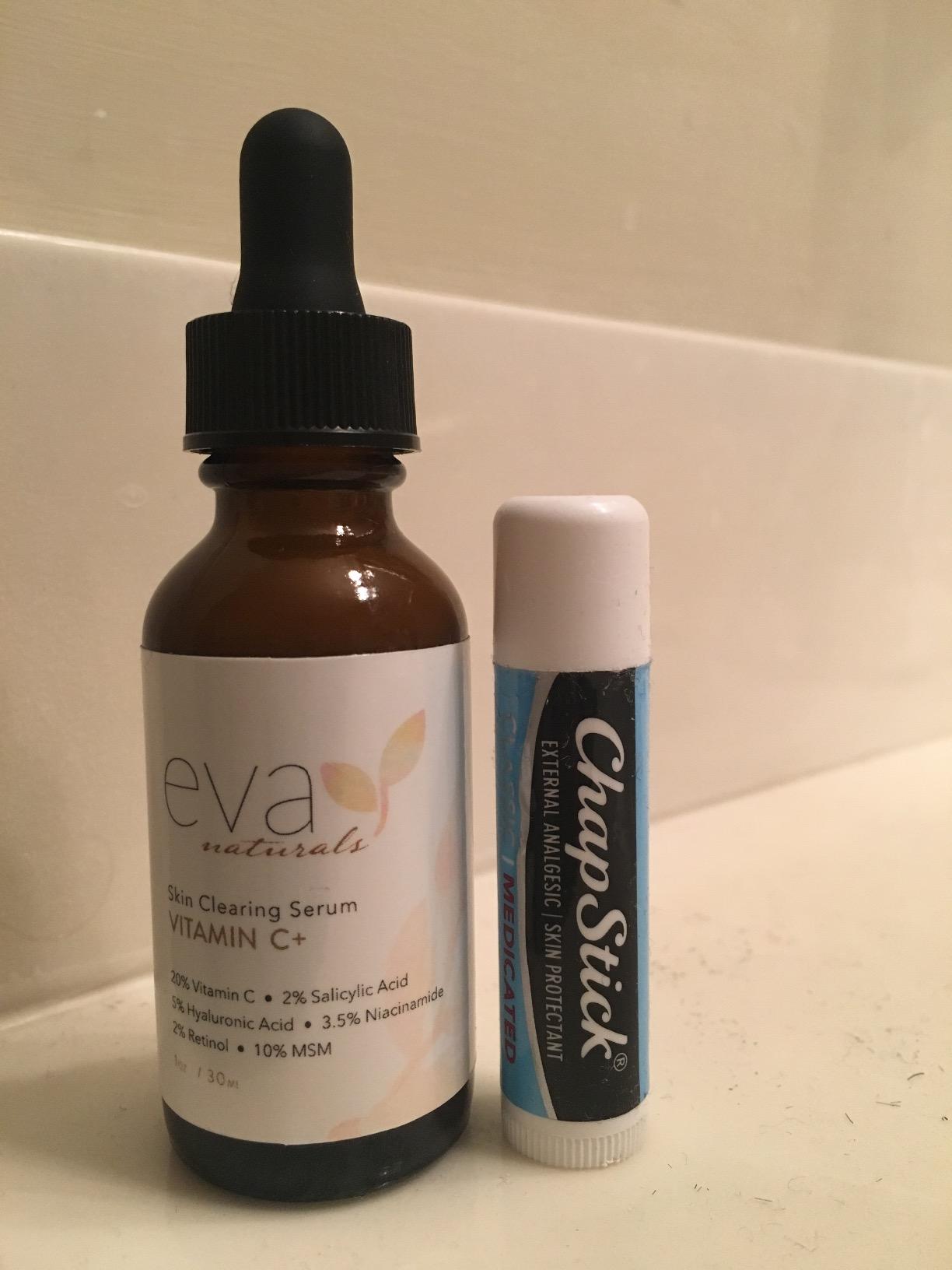Eva Naturals Vitamin C Serum for Face with Retinol & Niacinamide, 1 oz customer photo 2