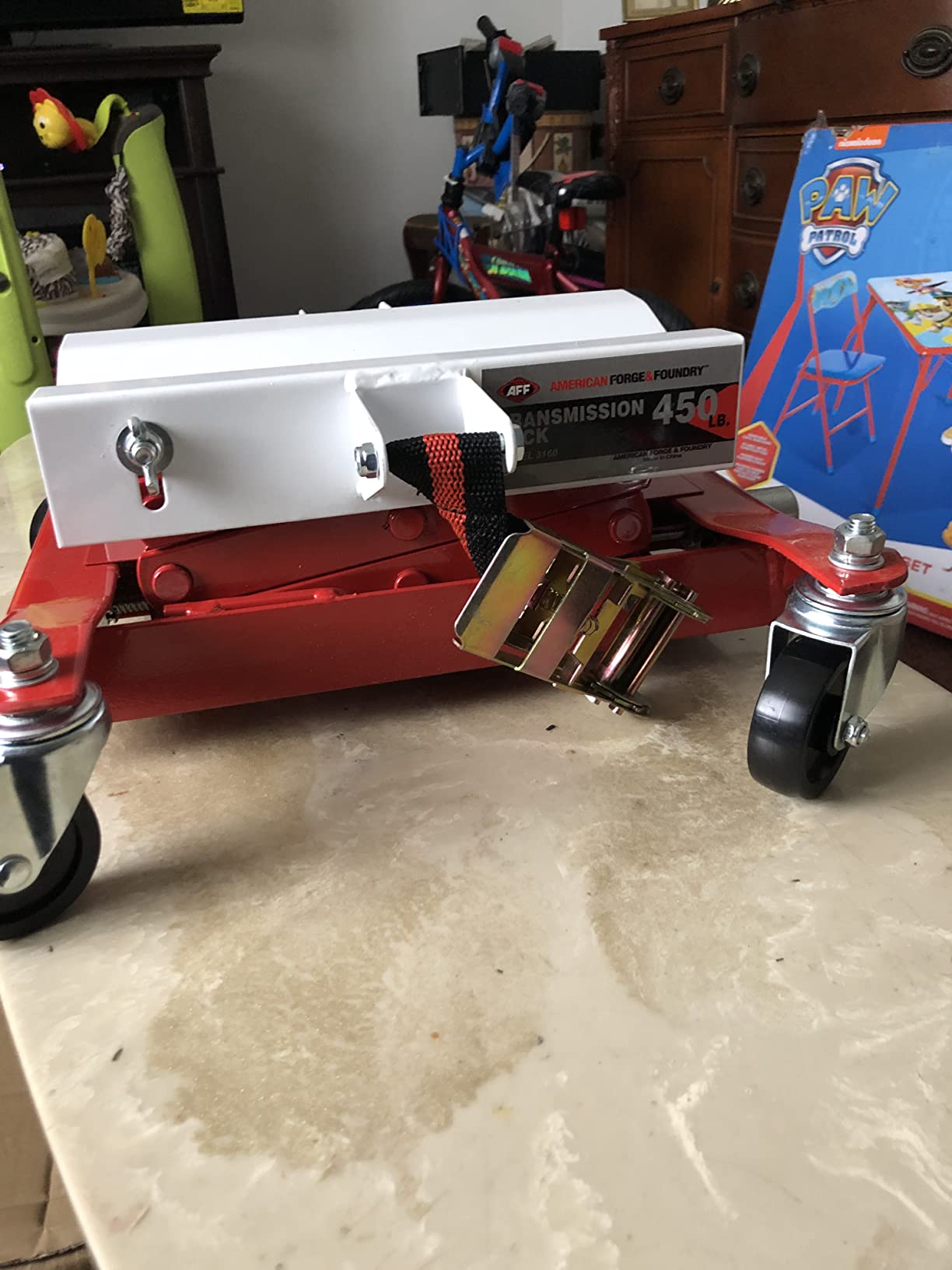 AFF Manual Transmission Jack - 450 lbs Capacity - for Smaller Vehicles customer photo 1