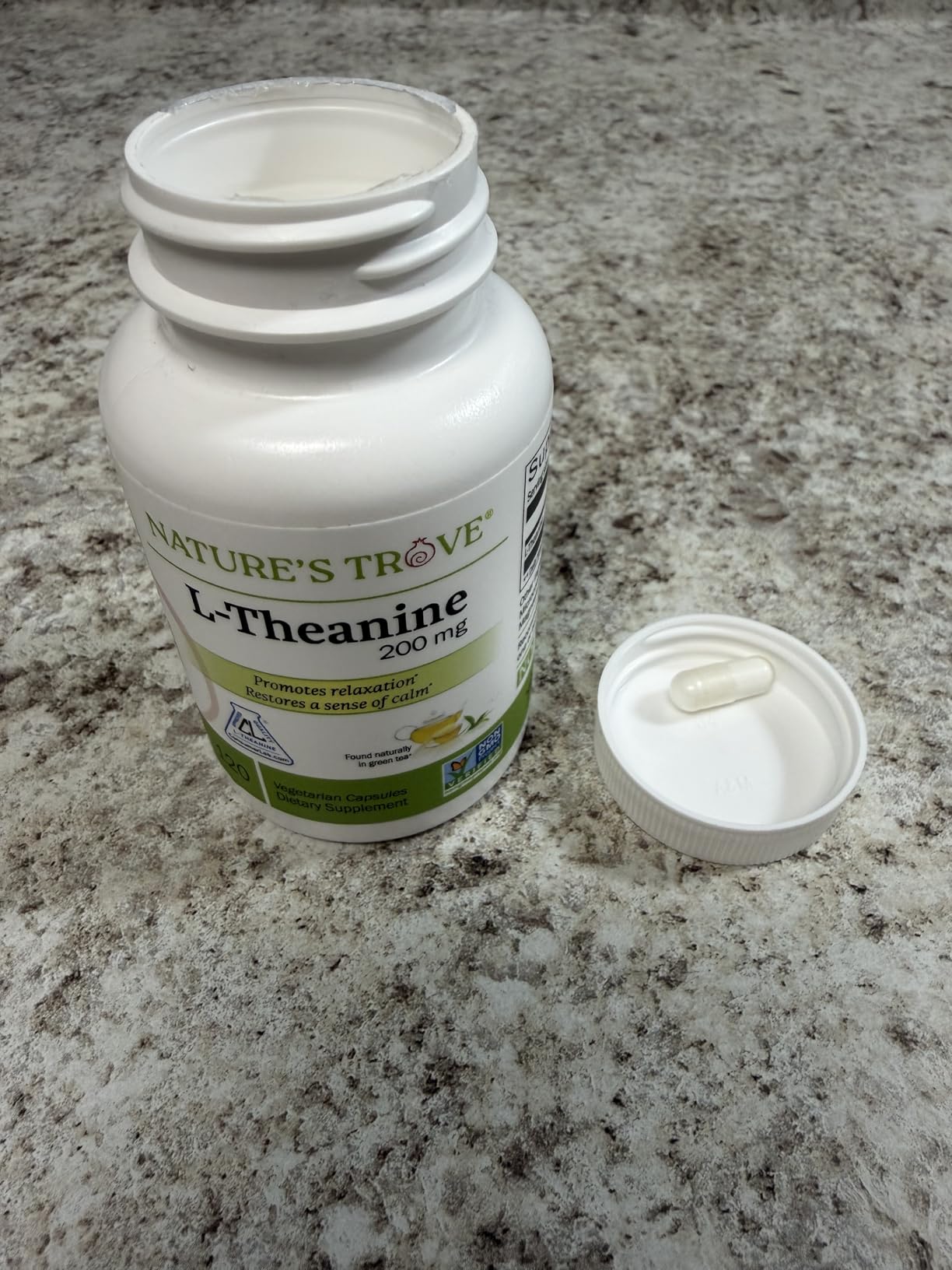 Nature's Trove L-Theanine 200mg 120 Vegetarian Capsules customer photo 1