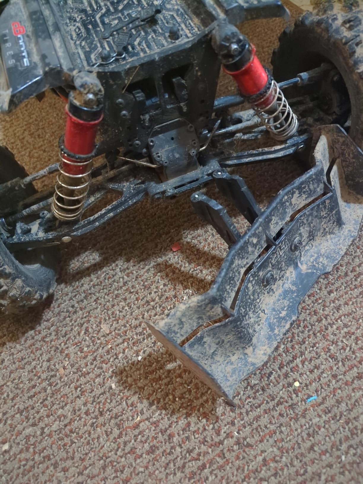 ARRMA Heavy Duty Wing Mount Set Rear, ARAC9681 customer photo 1