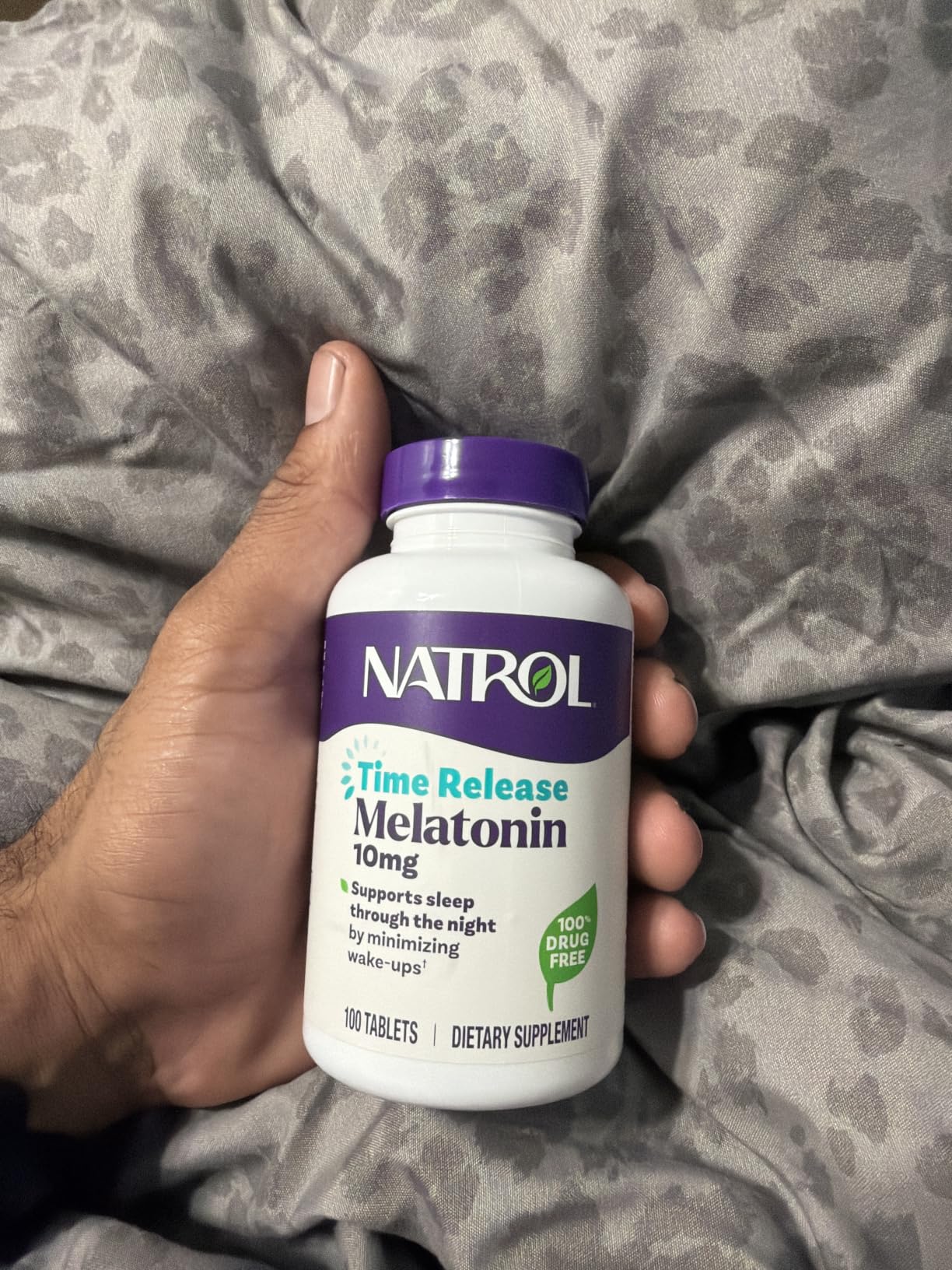Natrol Melatonin 10 mg Fast Dissolve Tablets, Strawberry, 100 Count customer photo 1