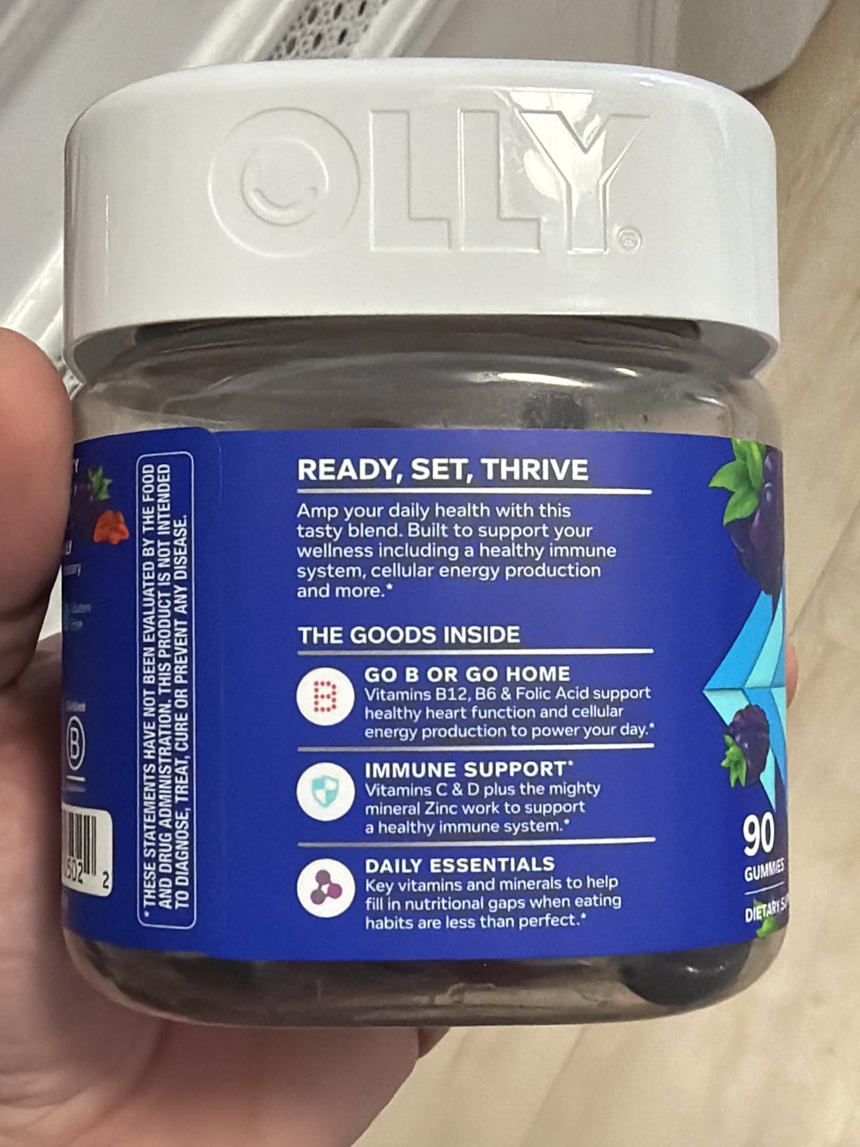 OLLY Men's Multivitamin Gummy, Supports Overall Wellness,* - 90 Count customer photo 1