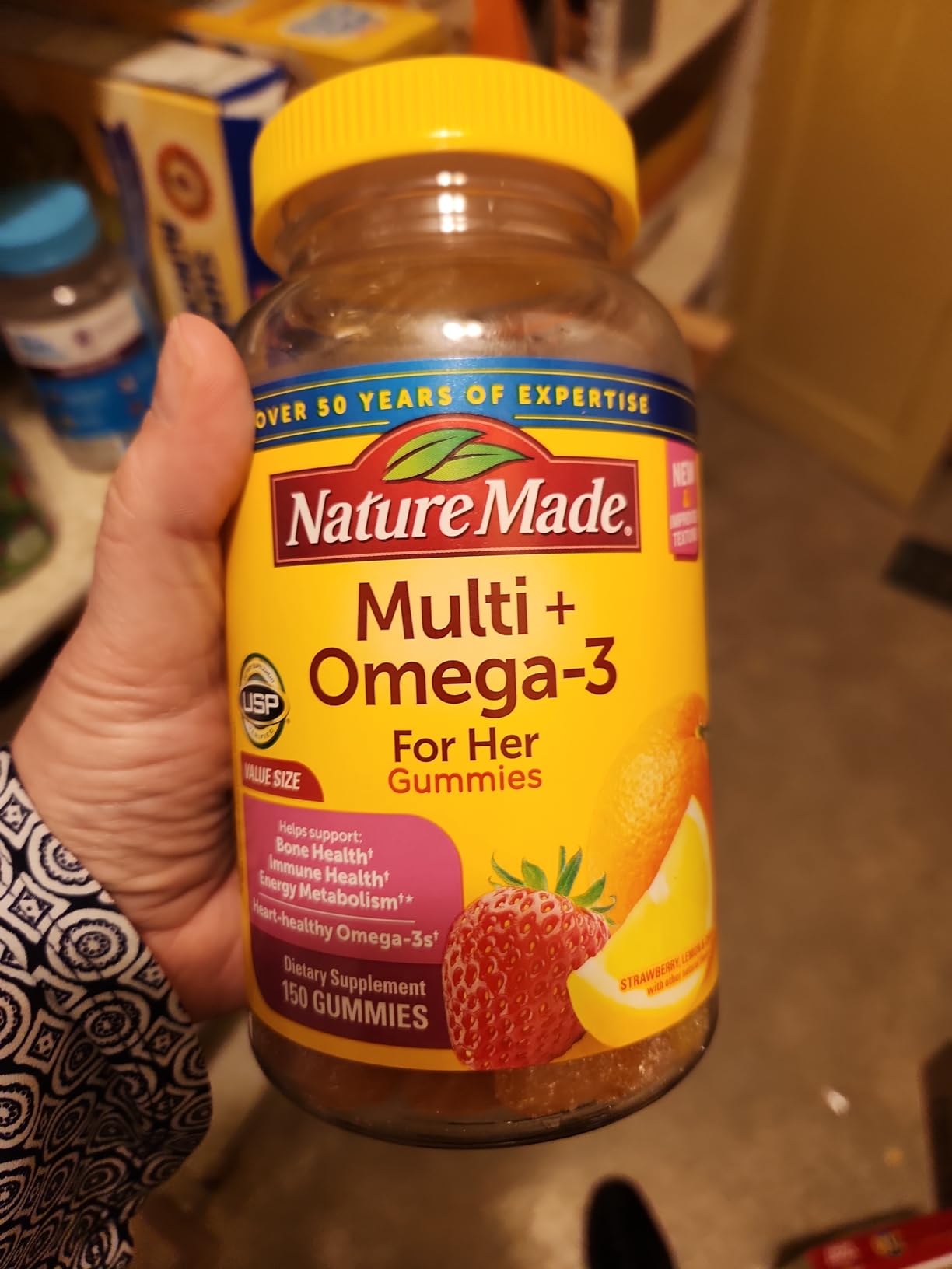 Nature Made Womens Gummy Multivitamins with Omega-3, 150 Gummies customer photo 2