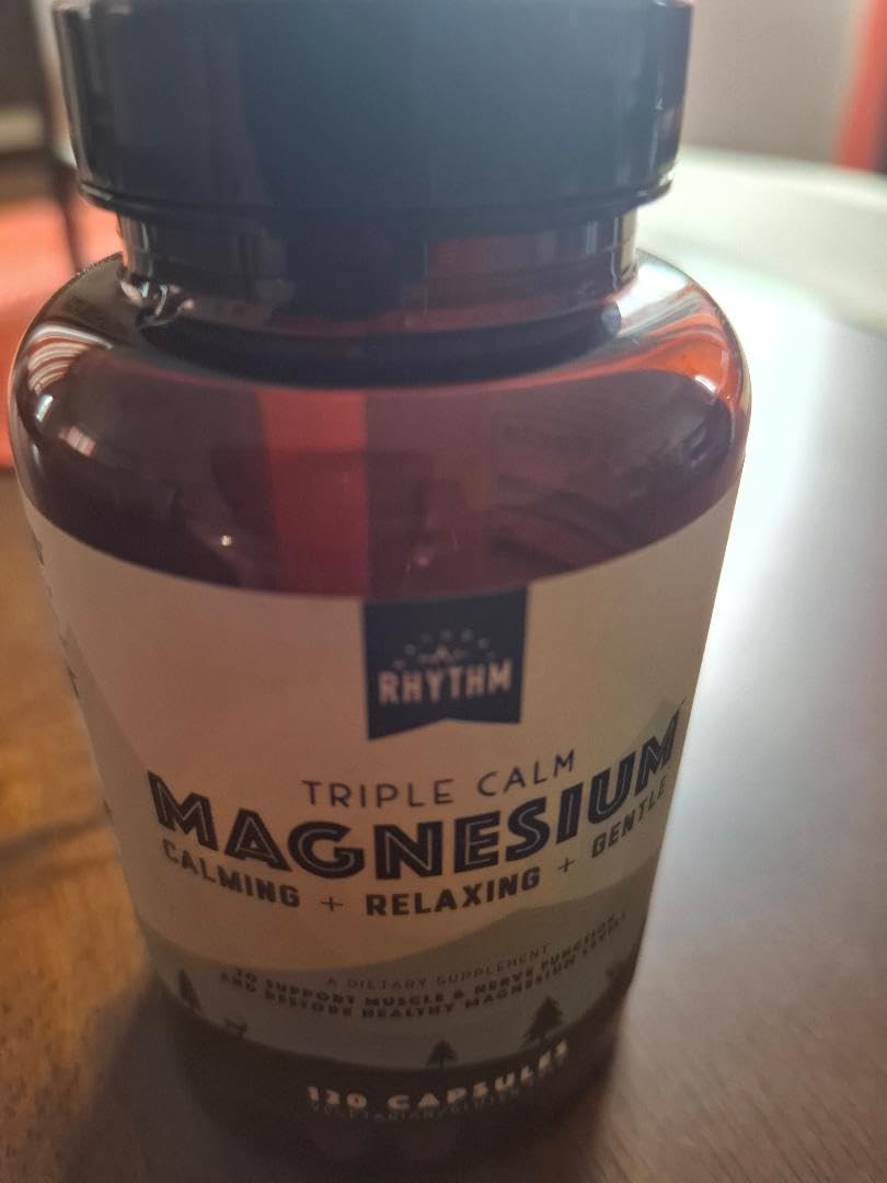Natural Rhythm Triple Calm Magnesium Complex 150mg, 120 Capsules customer photo 2