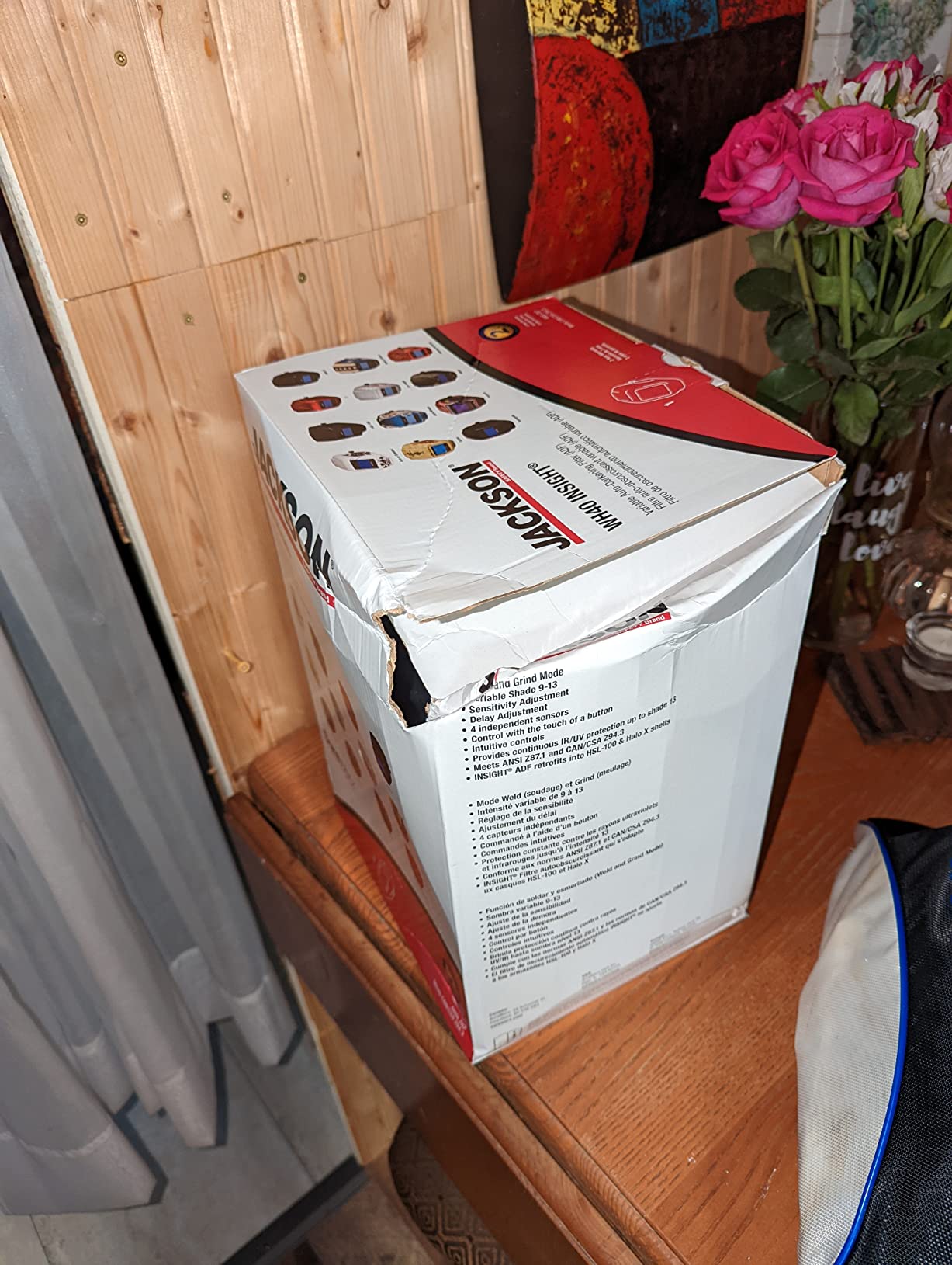 Jackson Safety Insight Auto Darkening Welding Helmet, ADF Hood - ANSI Z87.1 customer photo 2