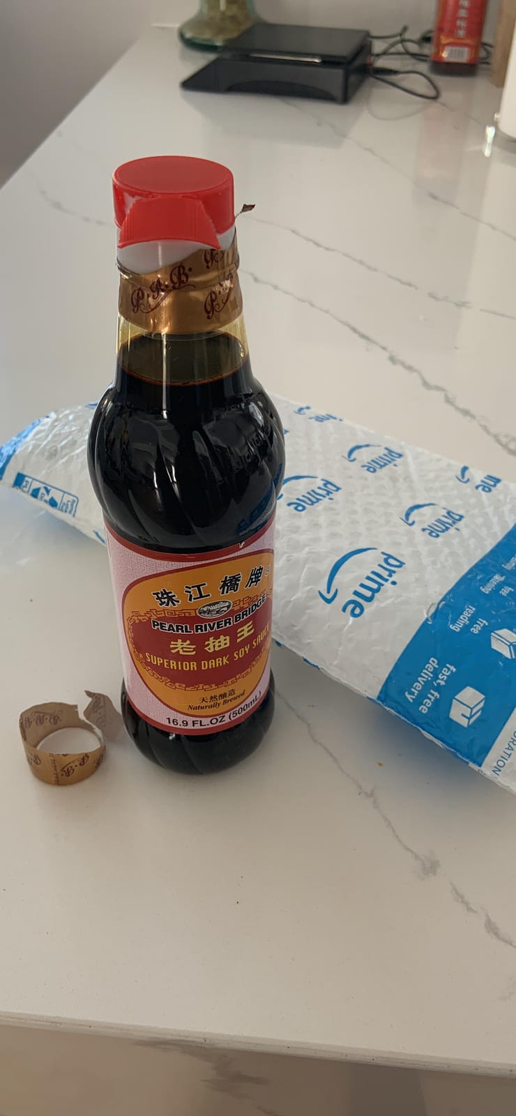 Pearl River Bridge Superior Dark Soy Sauce – Made from Non-GMO Soybeans, Vegan, No MSG Added, Naturally Brewed in Plastic Bottle, 16.9 fl oz – Rich Flavor & Deep Color for Stir-Fries, Stews, Marinades & Noodle Dishes customer photo 2