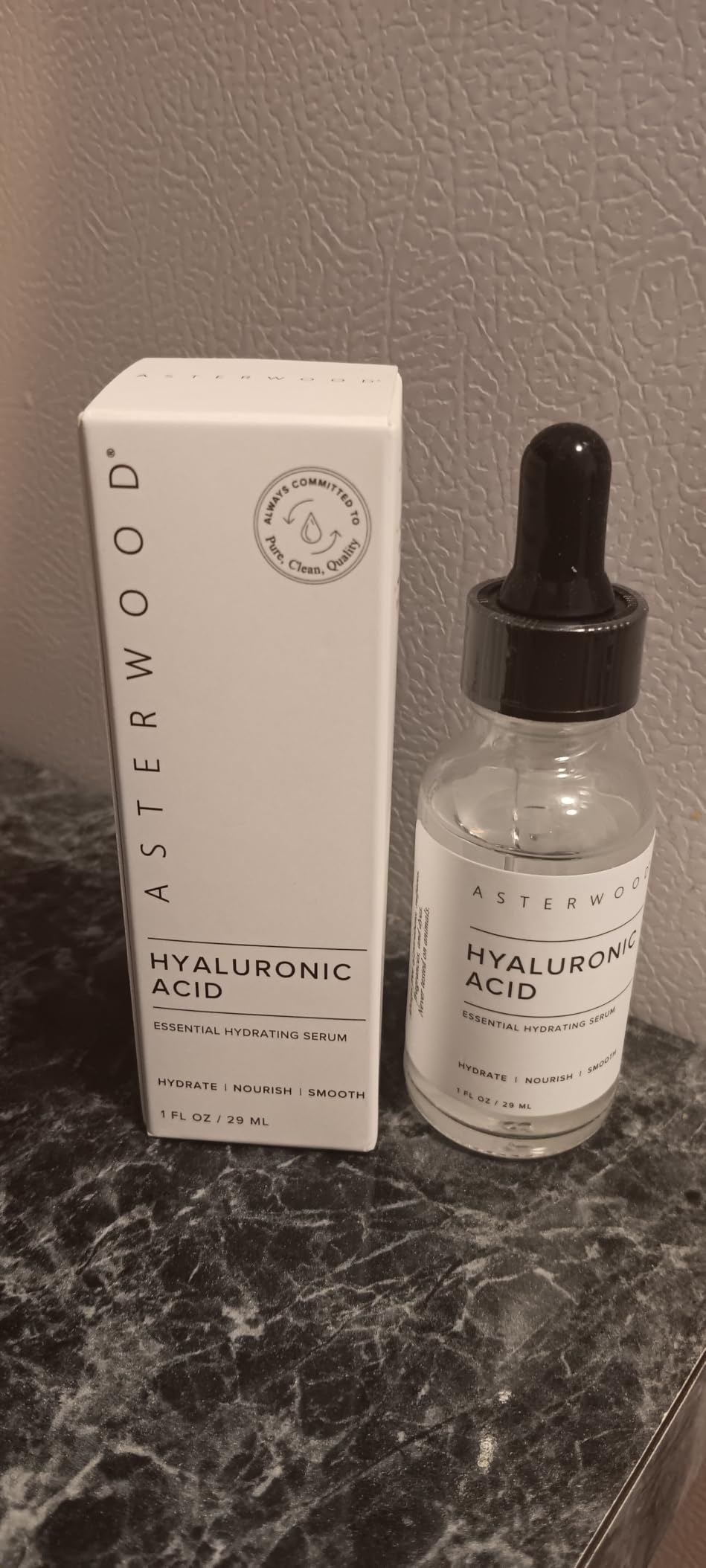 Asterwood Pure Hyaluronic Acid Serum for Face, Anti-Aging & Hydrating customer photo 1