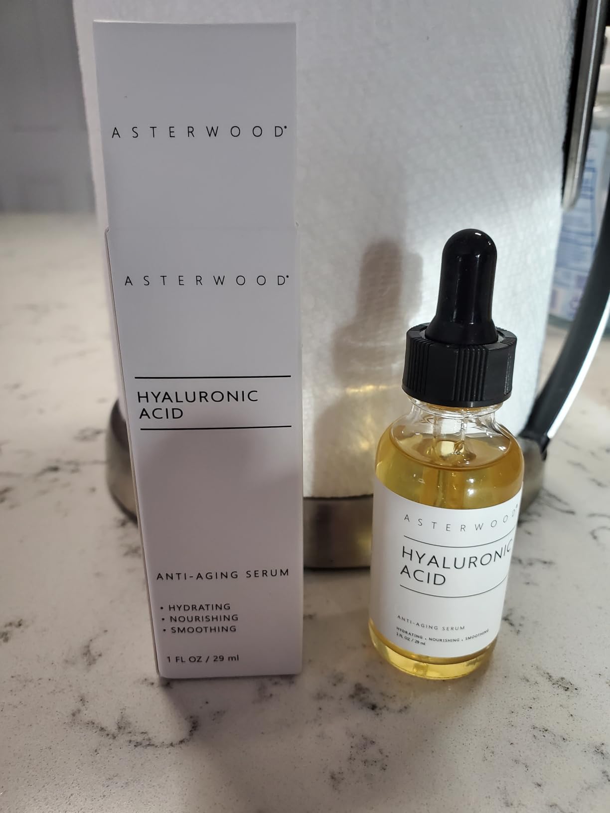 Asterwood Pure Hyaluronic Acid Serum for Face, Anti-Aging & Hydrating customer photo 2