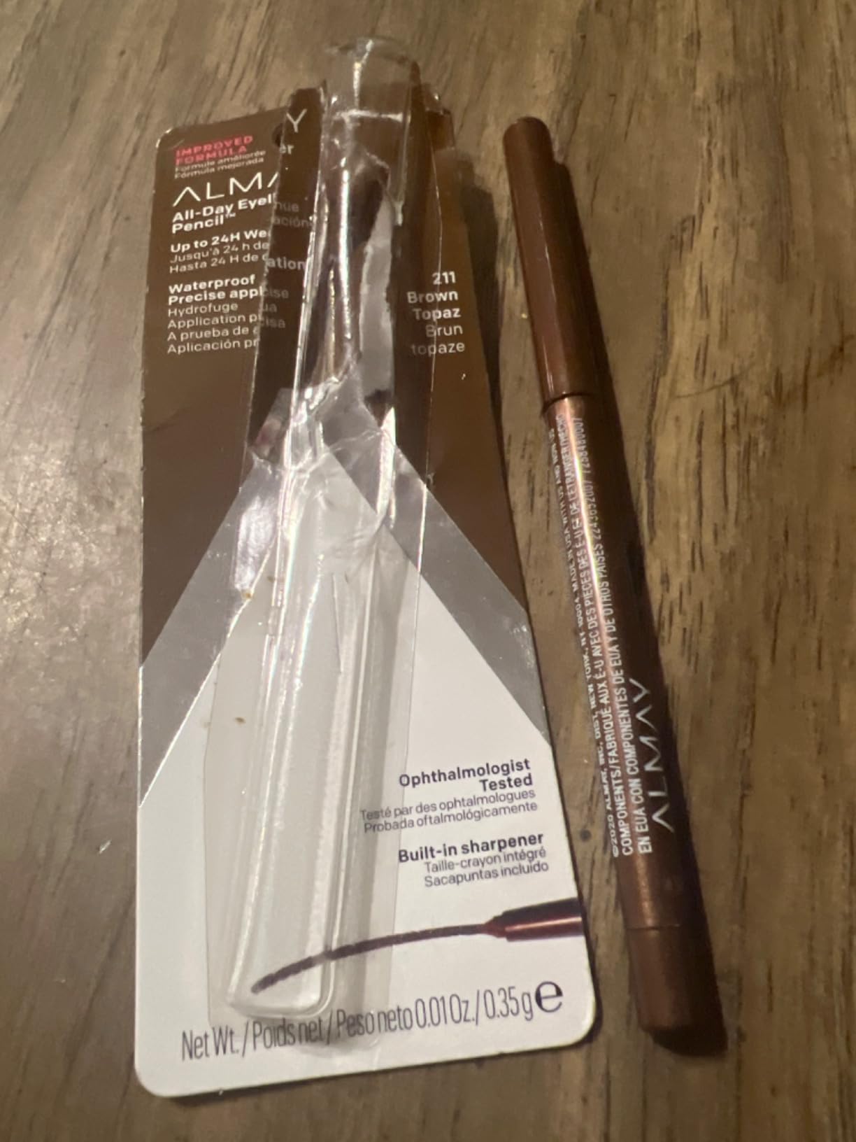 Almay All-Day Eyeliner Pencil, 205 Black, 0.01 oz customer photo 2