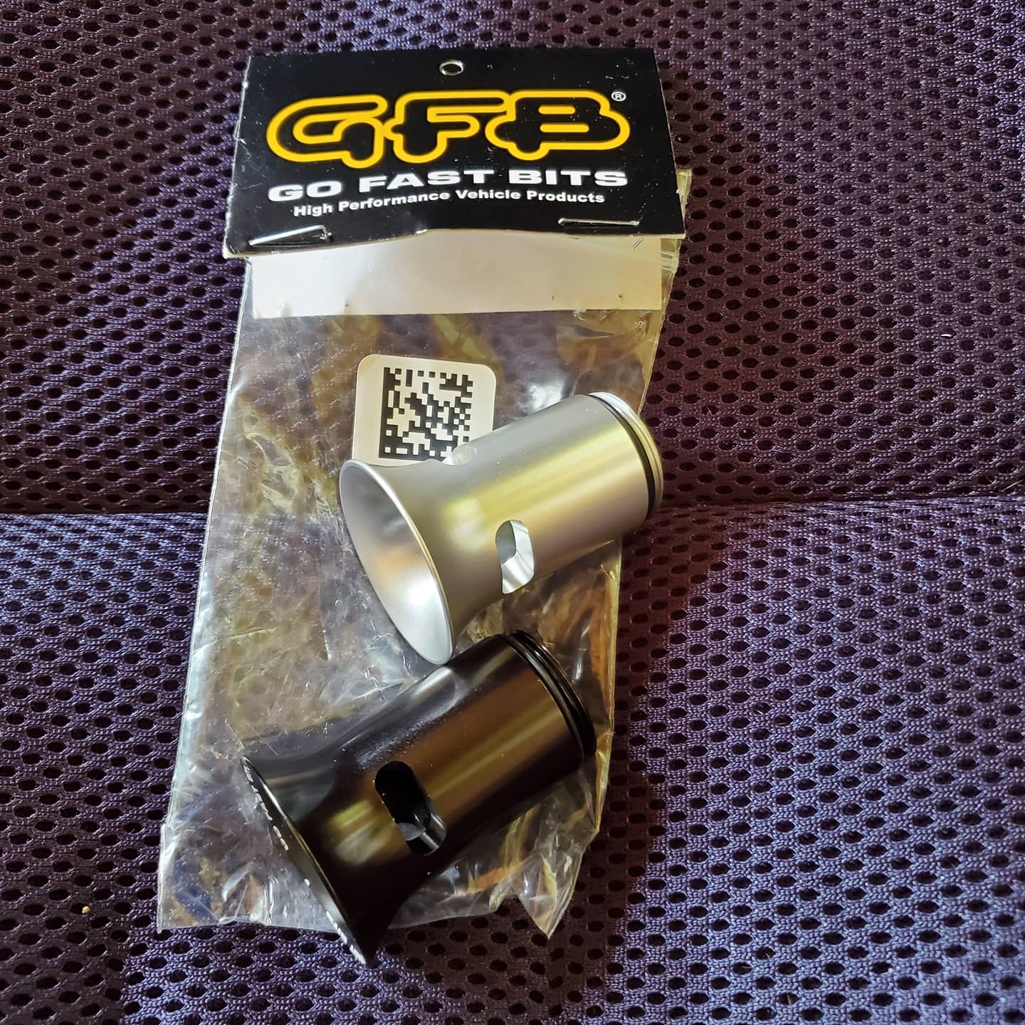 GFB 5702 Blow Off Valve Trumpet, Whistling, Aluminum, Black Anodized, Go Fast Bits Blow Off Valves, Each customer photo 2