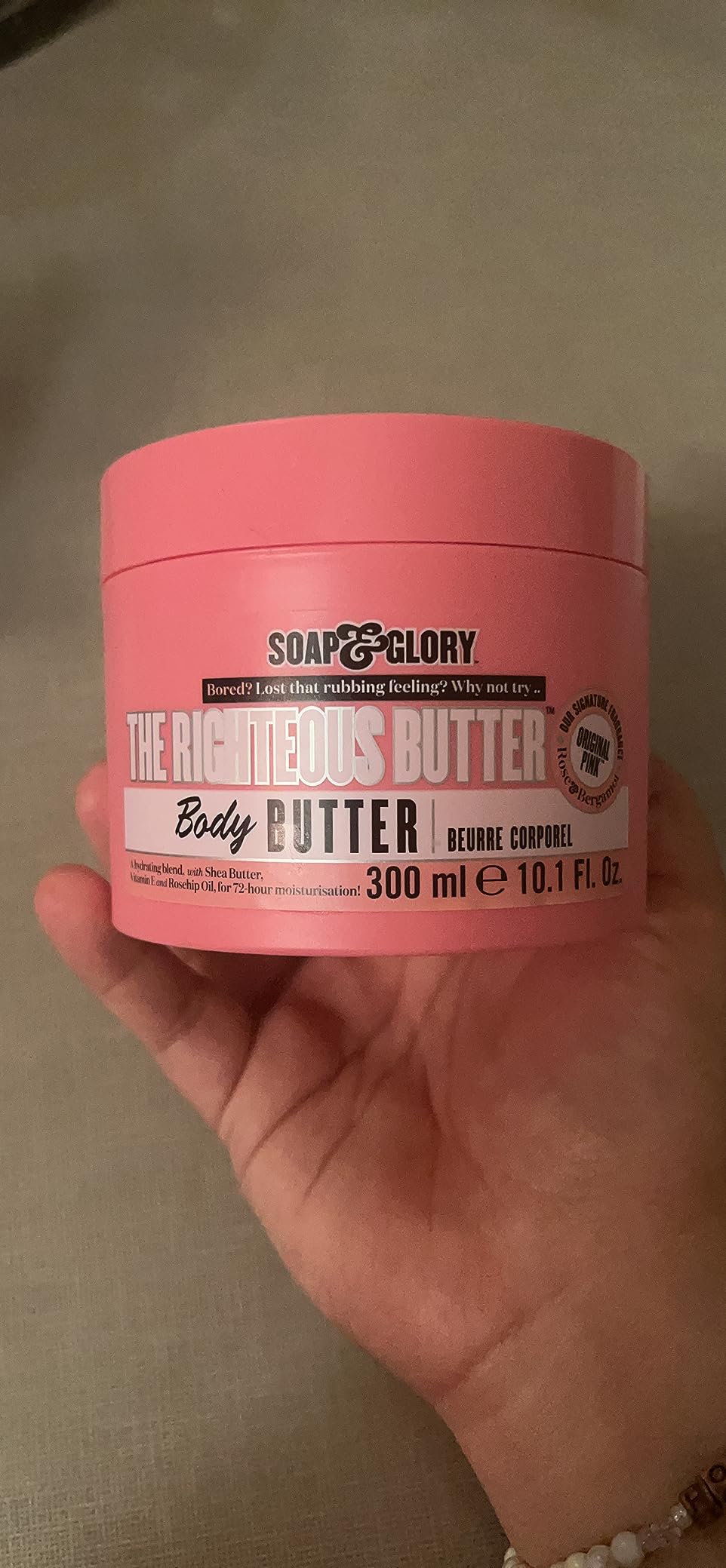 Soap & Glory The Righteous Body Butter & Dry Skin Moisturizer, 10.1 oz customer photo 2