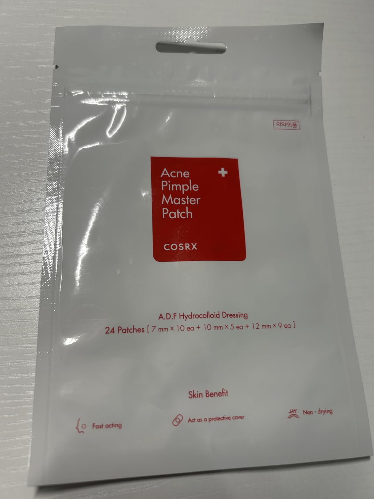 COSRX Acne Pimple Patches Absorbing Hydrocolloid Spot, 3 Size (120 Count) customer photo 2