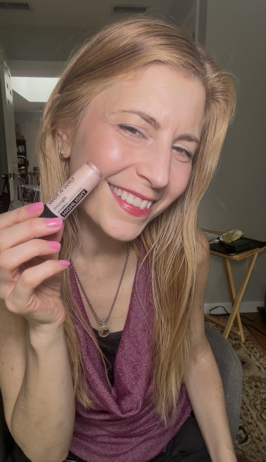 wet n wild MegaGlo Makeup Stick, Buildable Color, Versatile Use, Cruelty-Free & Vegan - Floral Majority customer photo 1