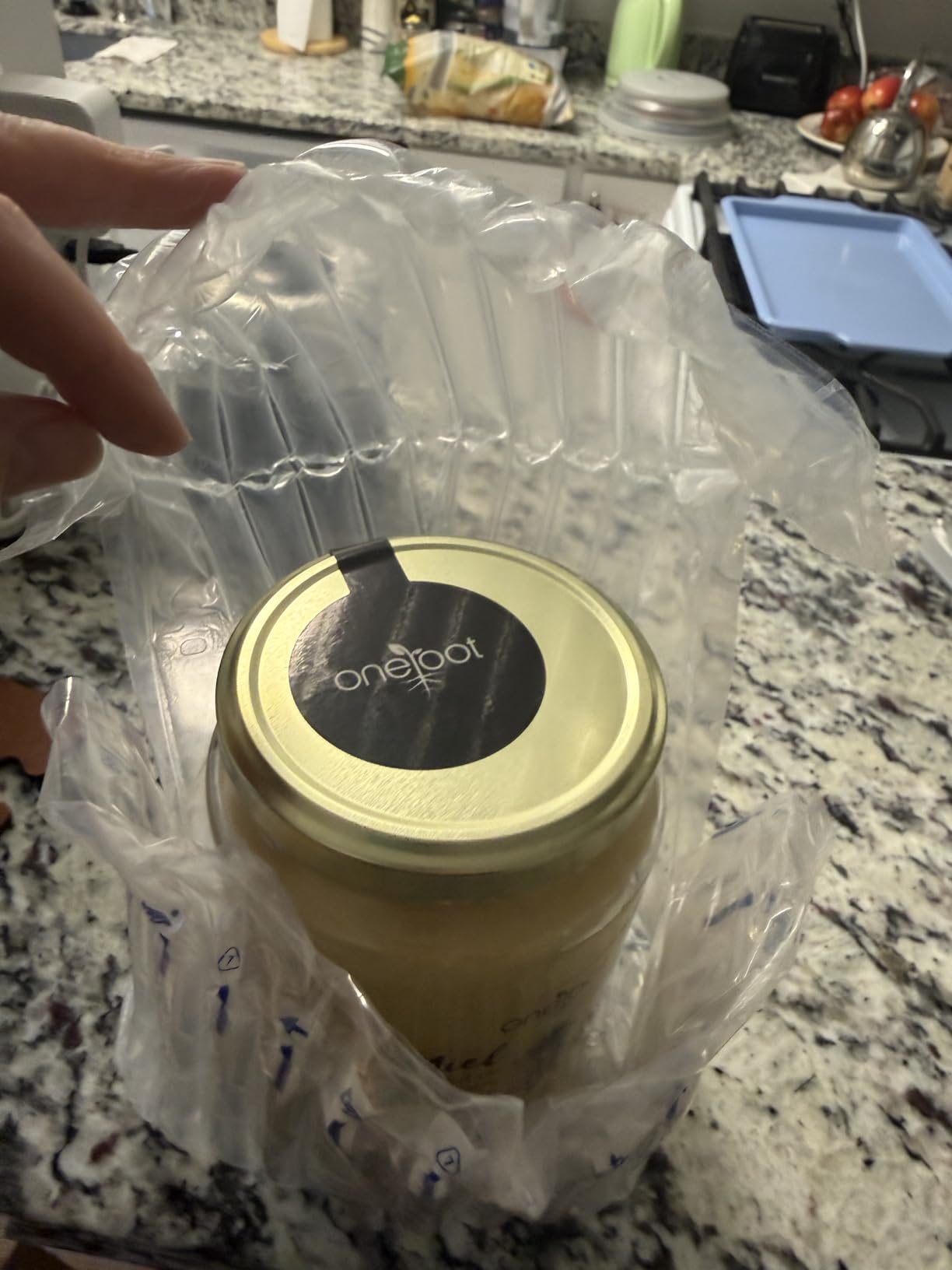 Oneroot 100% Canadian Wildflower Honey - 1kg / 2.2lbs, Unheated & Creamed - Nutrient-Rich, Natural Sweetener with Enzymes - Thick & Pure Raw Unfiltered Honey customer photo 2
