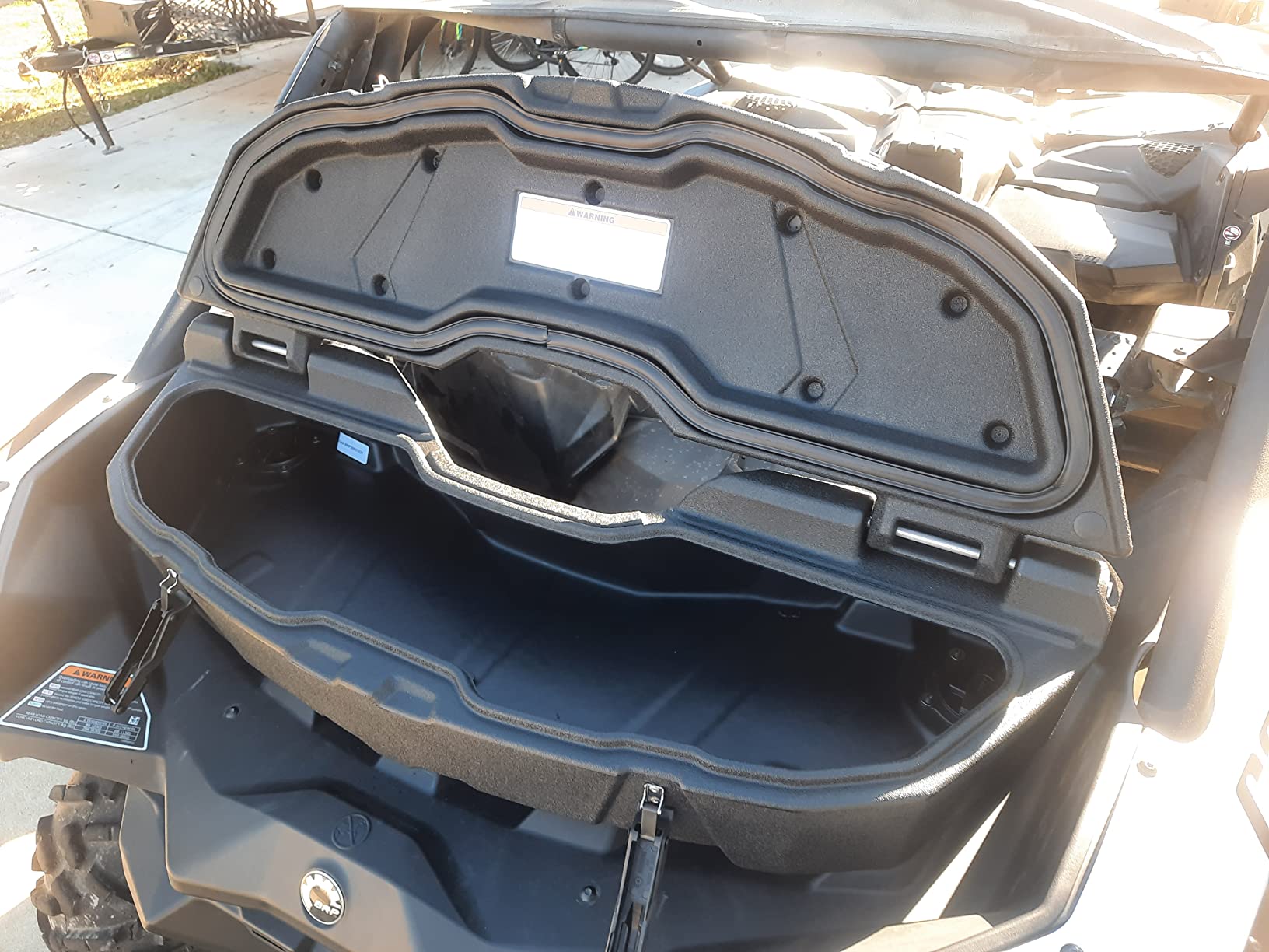 Can-Am New OEM ATV Black Cargo Storage Box, Outlander & Maverick, 715003879 customer photo 2