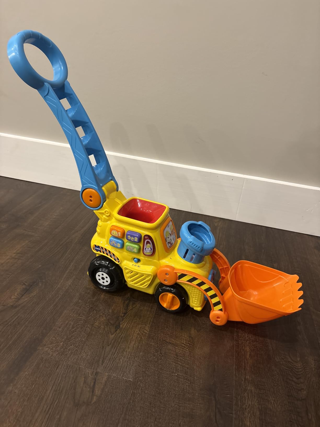 VTech Pop-a-Balls Push and Pop Bulldozer, Yellow customer photo 1