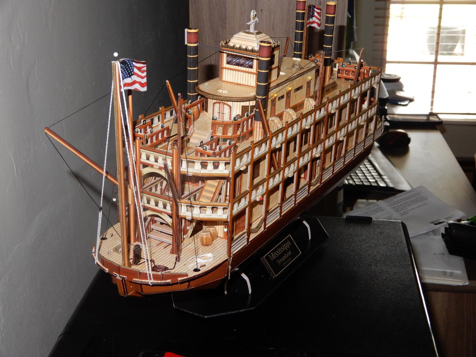 CubicFun 3D Puzzle Mississippi Steamboat Model Kit Gift for Kids and Adults, 142 Pieces customer photo 1