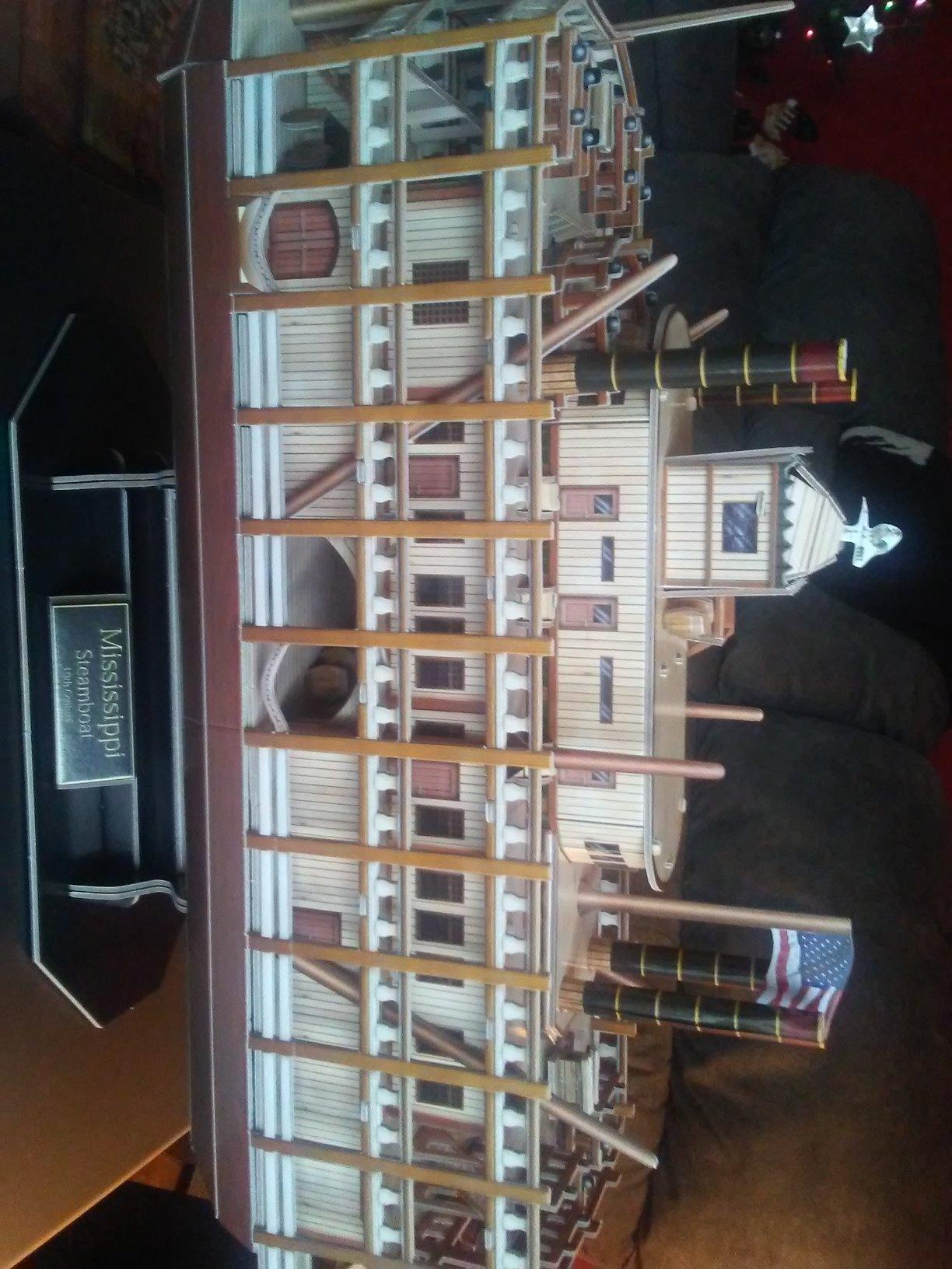 CubicFun 3D Puzzle Mississippi Steamboat Model Kit Gift for Kids and Adults, 142 Pieces customer photo 2