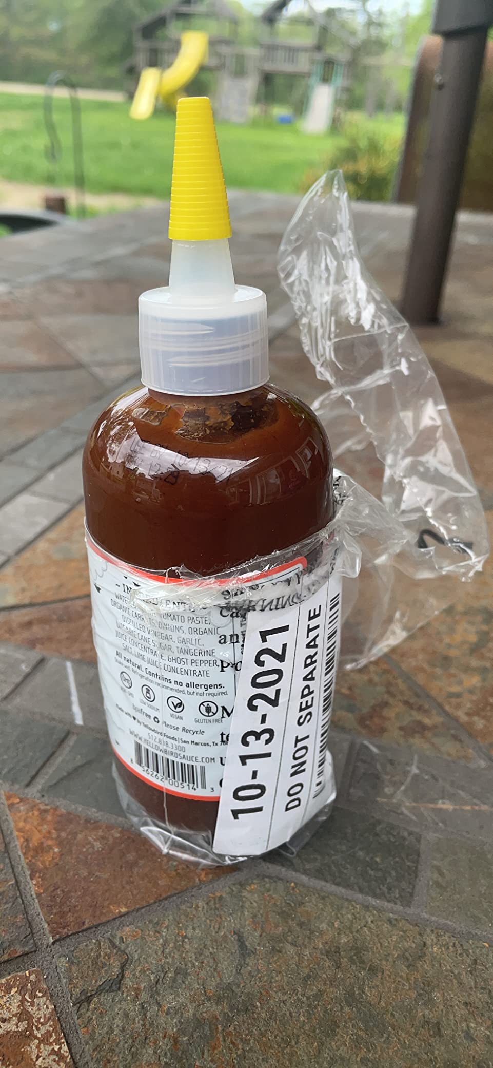 Ghost Pepper Hot Sauce by Yellowbird | Plant-Based, Gluten Free, Non-GMO | Homegrown in Austin | 19.6 oz customer photo 1