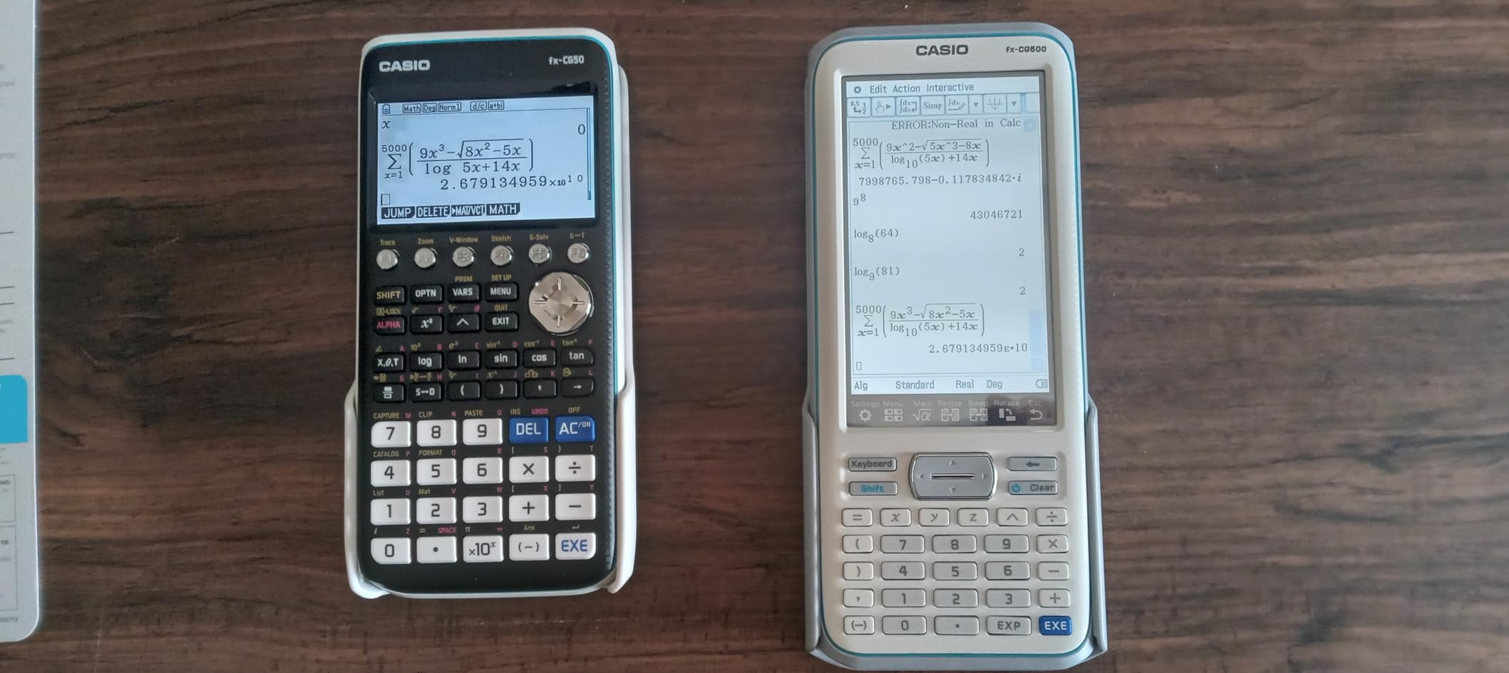 Casio fx-CG500 Graphing Calculator, Touchscreen with Stylus customer photo 1