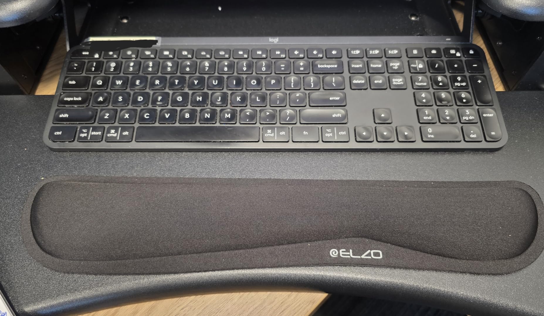 ELZO Keyboard Wrist Rest Pad Support with 65D High-Density Thicken Memory Foam Padding, Ergonomic Design Computer Rest Pad Desk Wrist Mat, Non-Slip Rubber Base Office Laptop | 65D High-Density Thicken Memory Foam Padding, Ergonomic Design Computer Rest Pad Desk Wrist Mat, Non-Slip Rubber Base Office customer photo 1