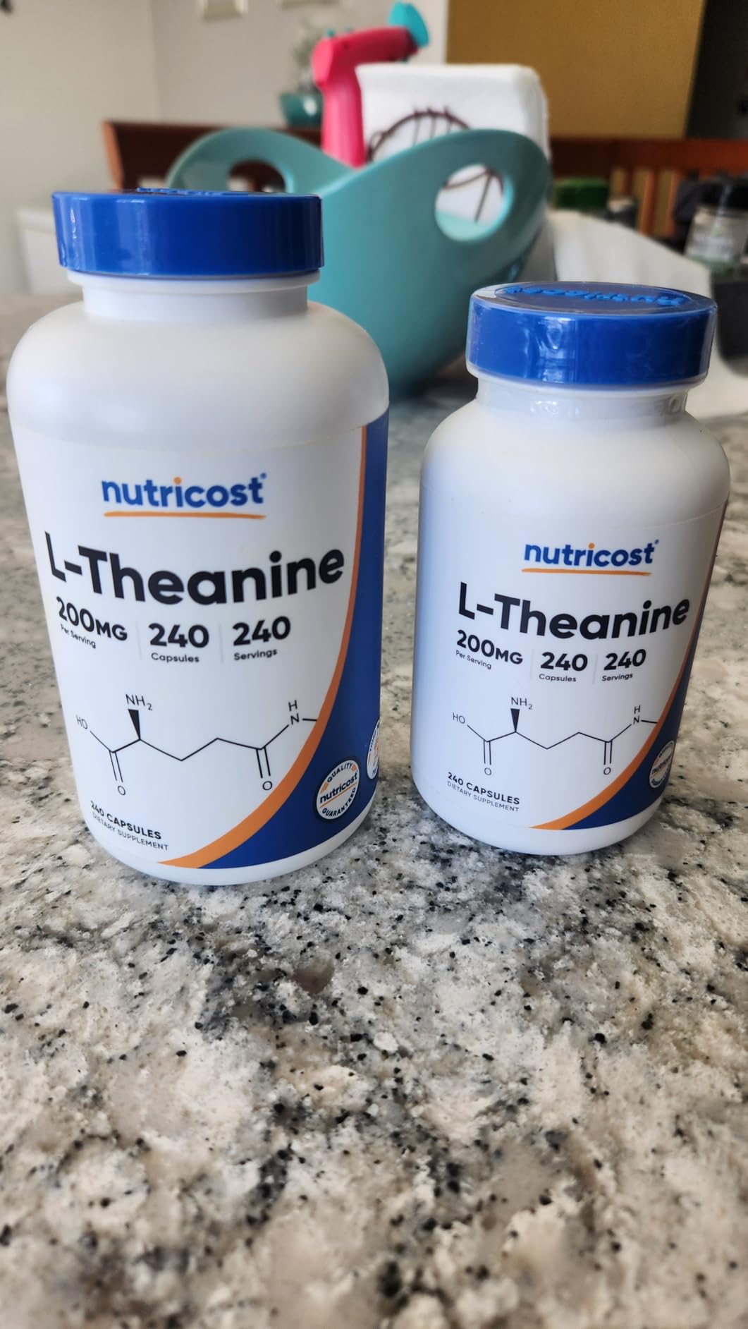 Nutricost L-Theanine 200mg, 240 Capsules - Double Strength customer photo 2