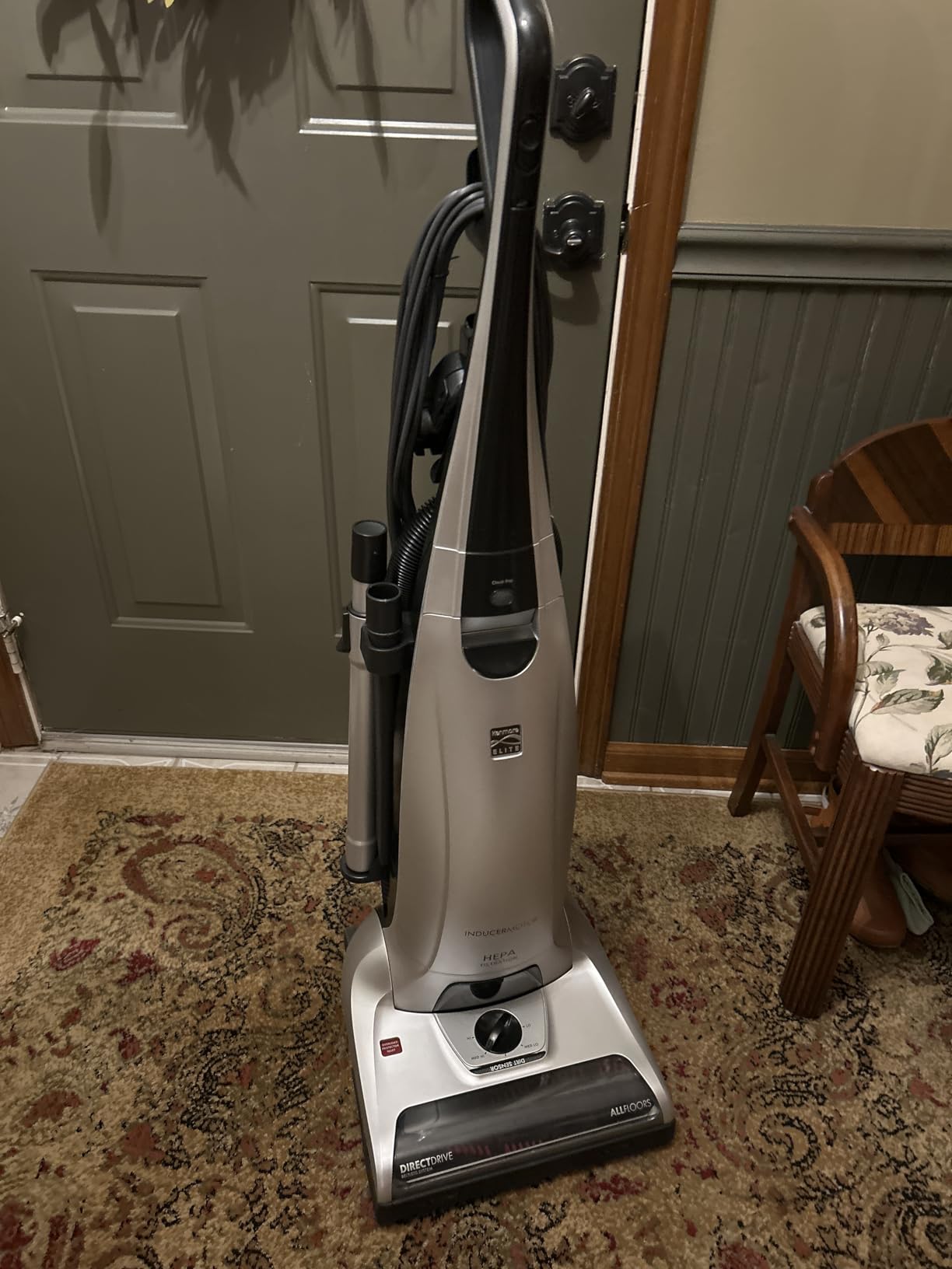 Kenmore Elite 31150 Pet Friendly Bagged Upright Beltless Vacuum w/Pet Handi-Mate, Triple HEPA, 3D Inducer Motor, Telescoping Wand, 5-Position Height Adjustment, 3 Cleaning Tools-Silver customer photo 2