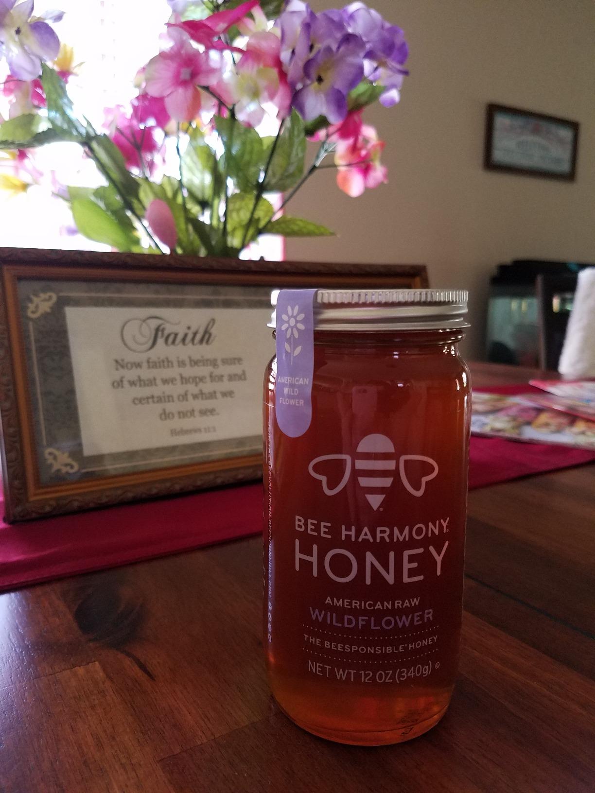 Bee Harmony American Raw Wildflower Honey, 12 oz Glass Jar customer photo 2