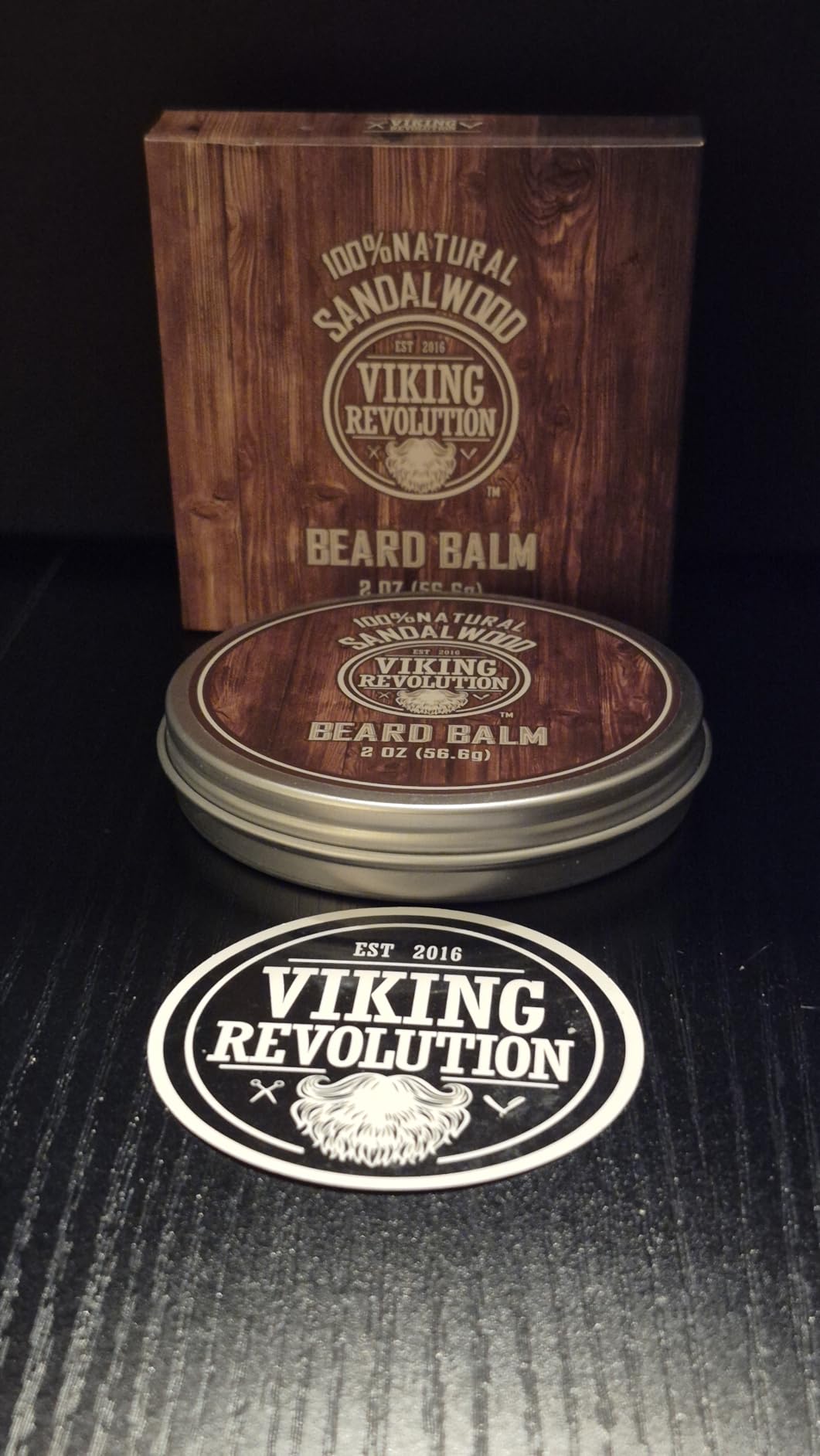 Viking Revolution Beard Balm - Sandalwood - 2 oz customer photo 2