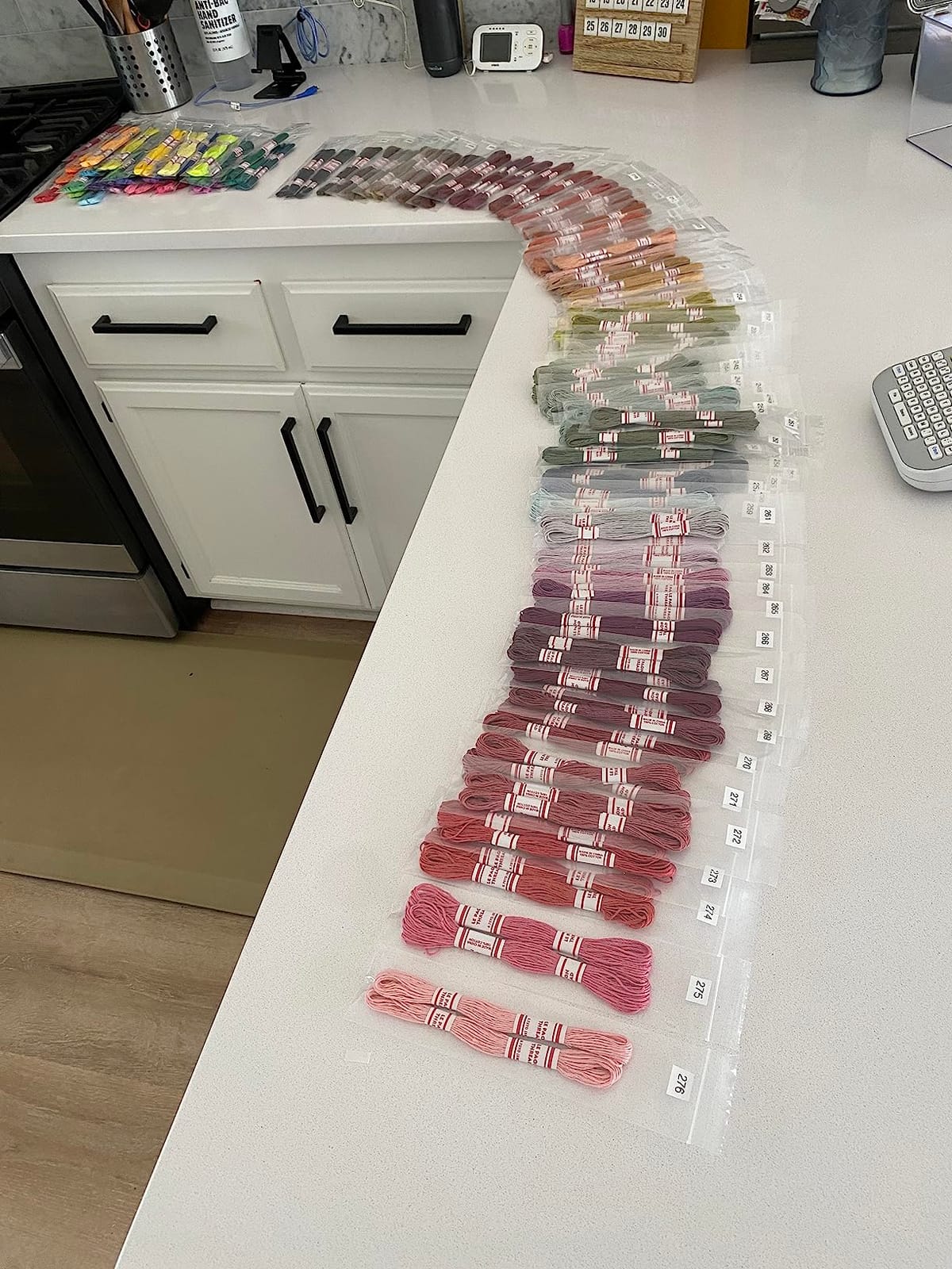 Friendship Bracelet String 50 Skeins Fashionable Rainbow Color Embroidery Floss Cross Stitch Embroidery Thread Cotton Floss Bracelet Yarn, Craft Floss customer photo 2