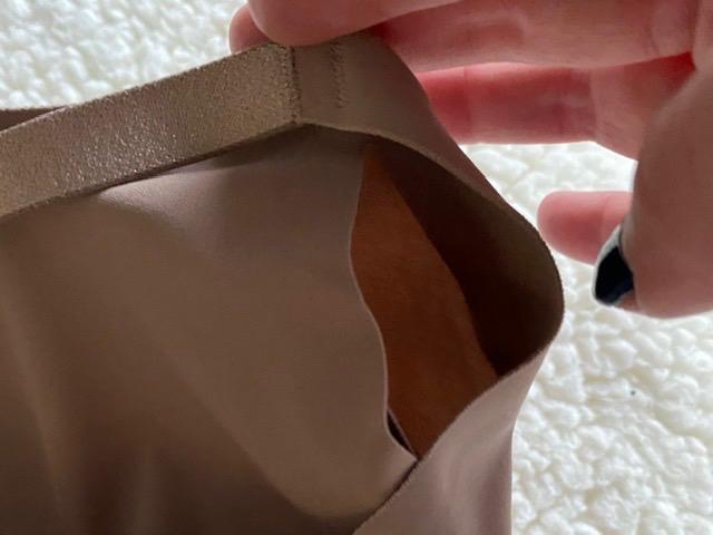 Calvin Klein Women's Invisibles Comfort Seamless Adjustable Skinny Strap Bralette Bra customer photo 2