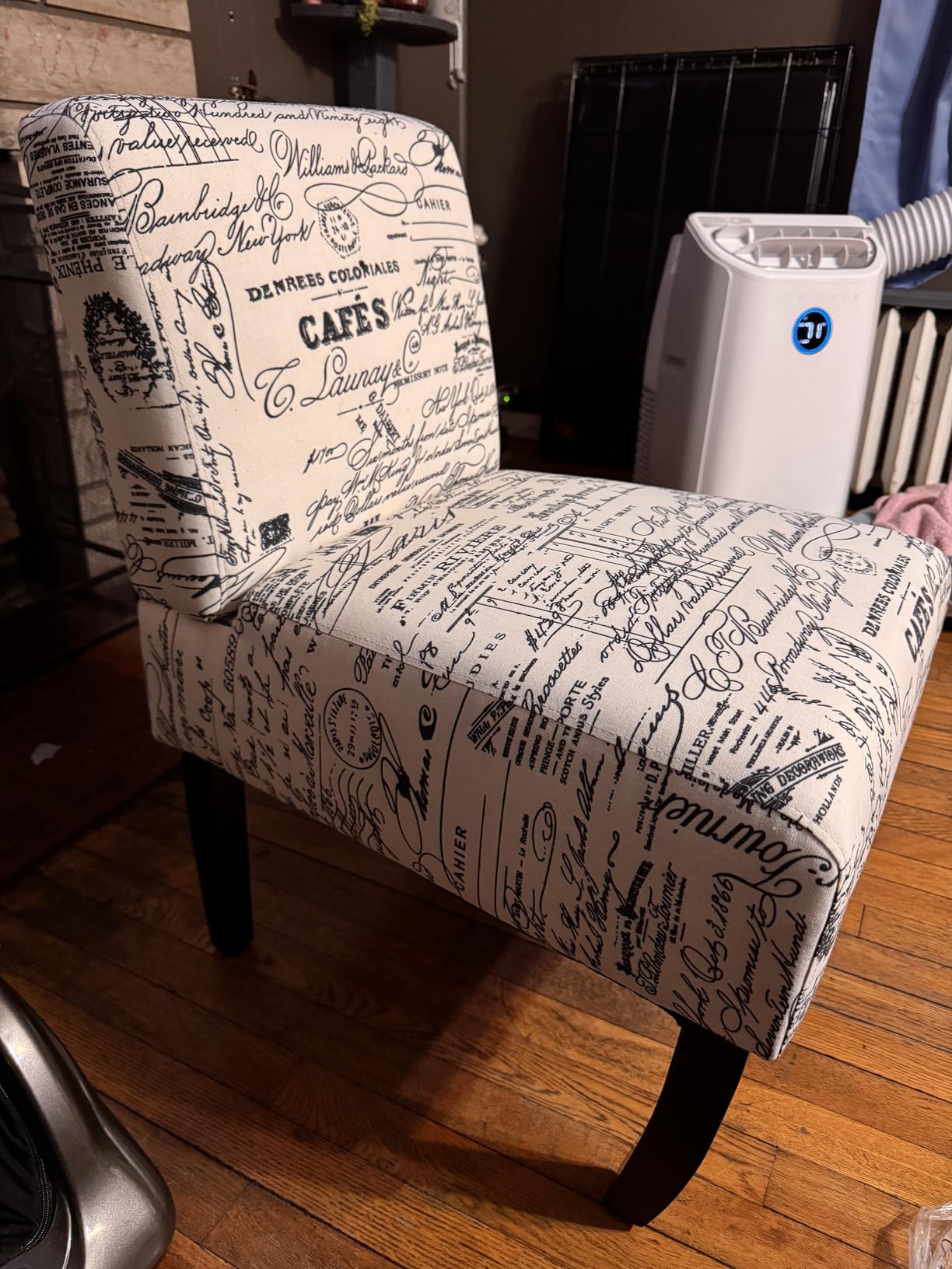 BestMassage | Armless Chair | Grey | Pack of 1 | Hard Wood Accent Chair customer photo 1