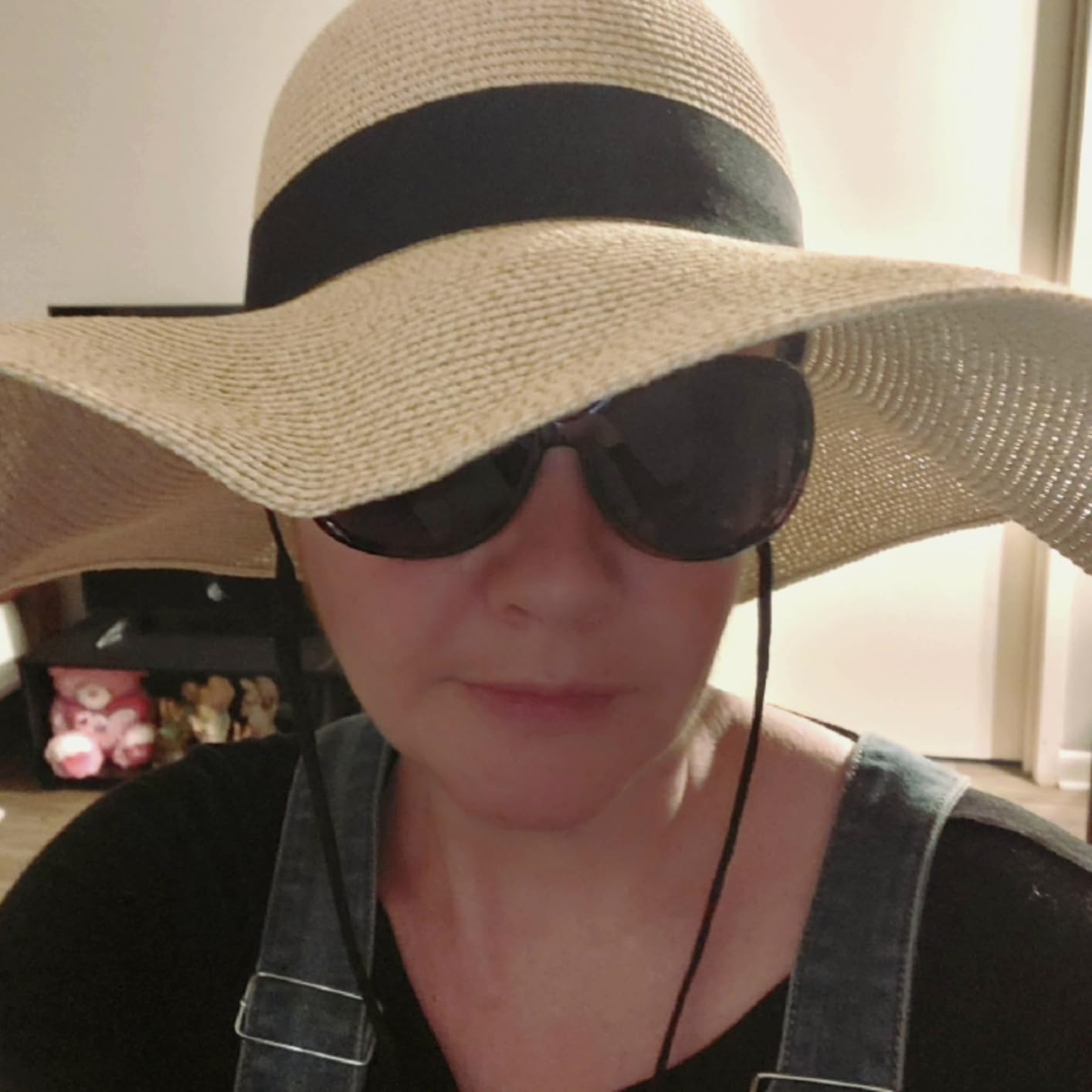 FURTALK Womens Sun Straw Hat Wide Brim Floppy Summer Beach Hats for Women customer photo 2