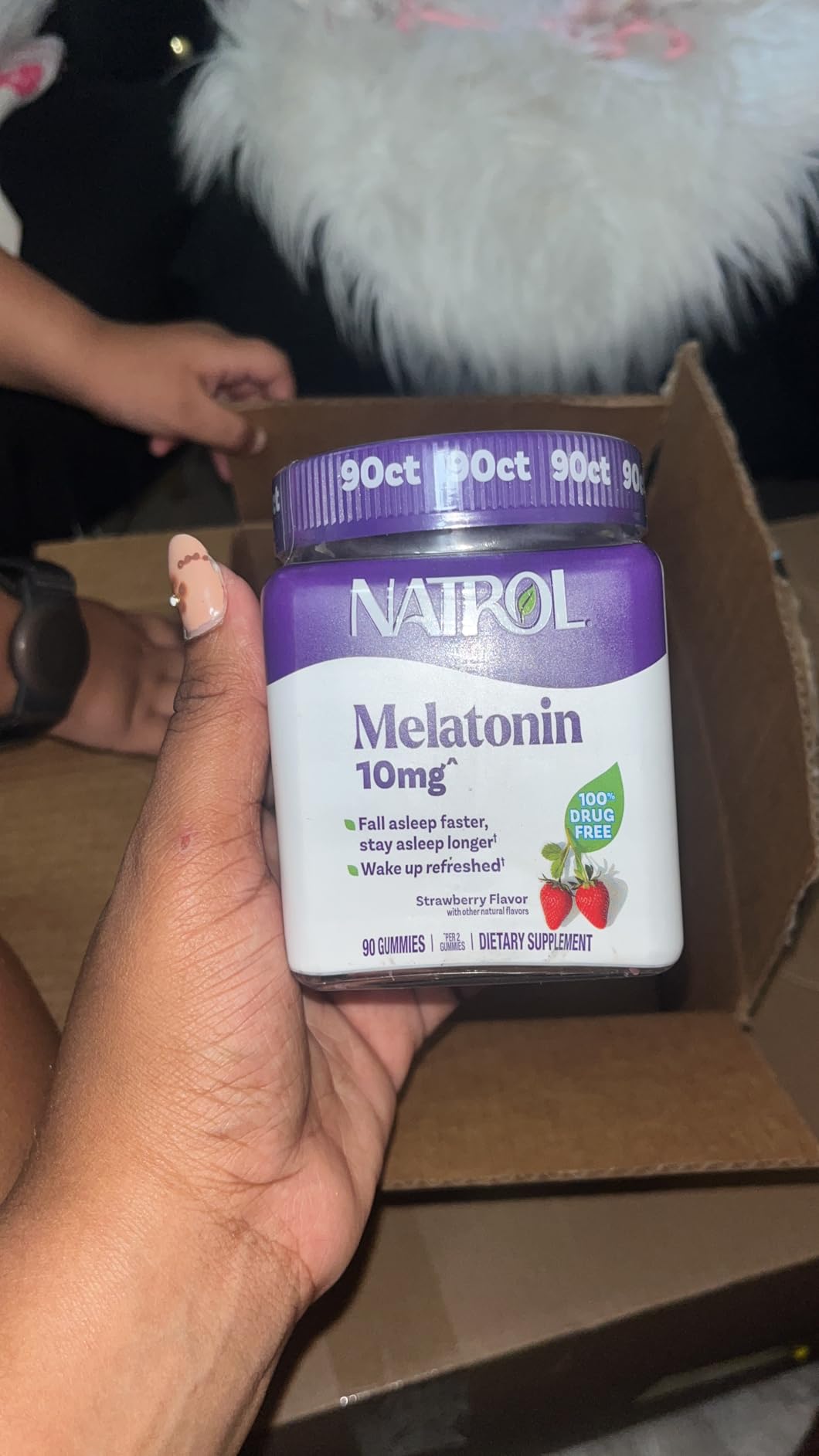 Natrol Melatonin 10 mg Gummies, Sleep Support for Adults, 90 Gummies customer photo 1
