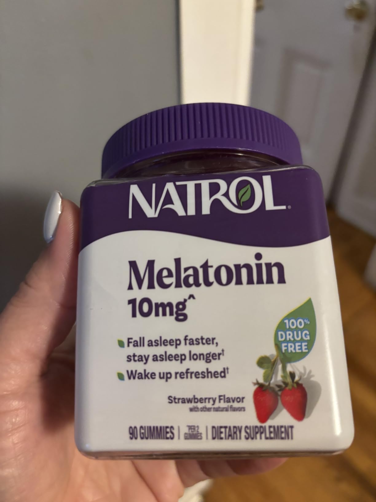 Natrol Melatonin 10 mg Gummies, Sleep Support for Adults, 90 Gummies customer photo 2