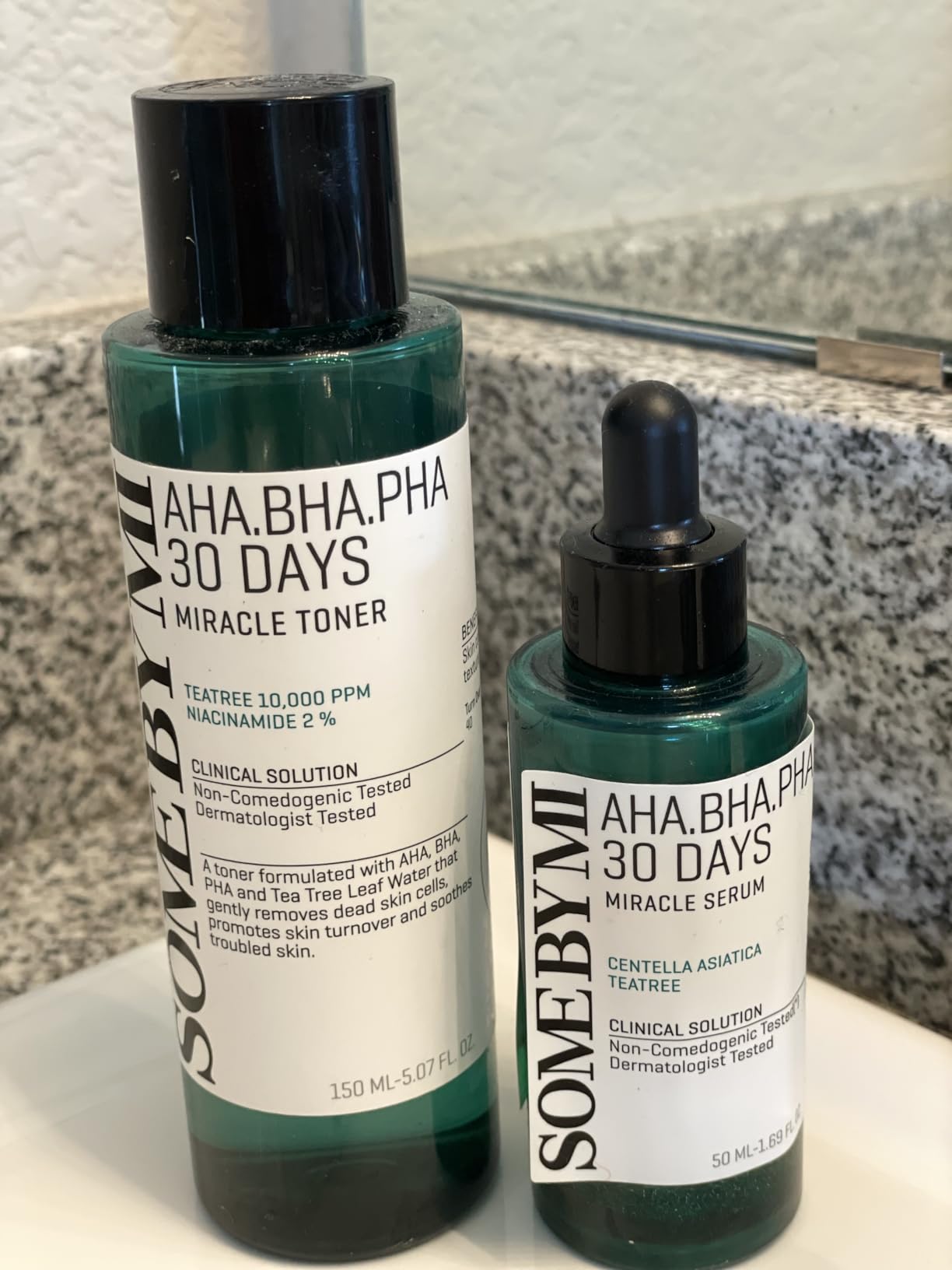 SOME BY MI AHA BHA PHA 30 Days Miracle Toner – 5.07oz, 150ml – Korean Refining Face Toner for All Skin Types – Daily Pore Care & Oil Control with 2% Niacinamide – Korean Skin Care customer photo 1