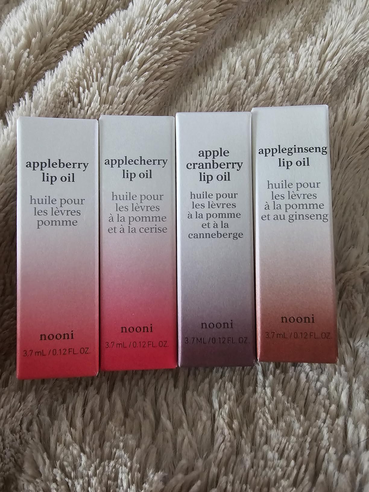 NOONI Korean Lip Oil - Appleberry - Plumping & Hydrating Tinted Lip Gloss customer photo 2