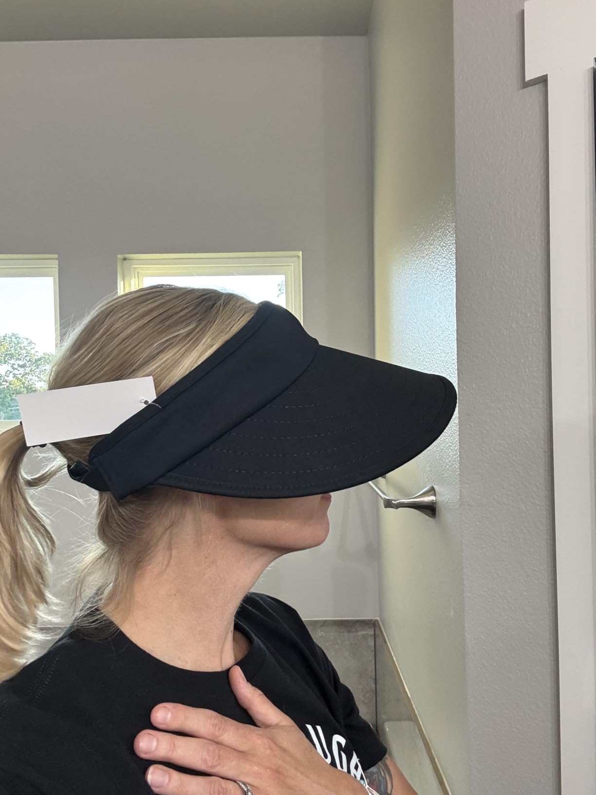 Sun Visor Hats Women Large Brim Summer UV Protection Beach Cap customer photo 1