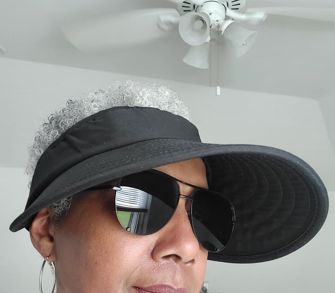 Sun Visor Hats Women Large Brim Summer UV Protection Beach Cap customer photo 2