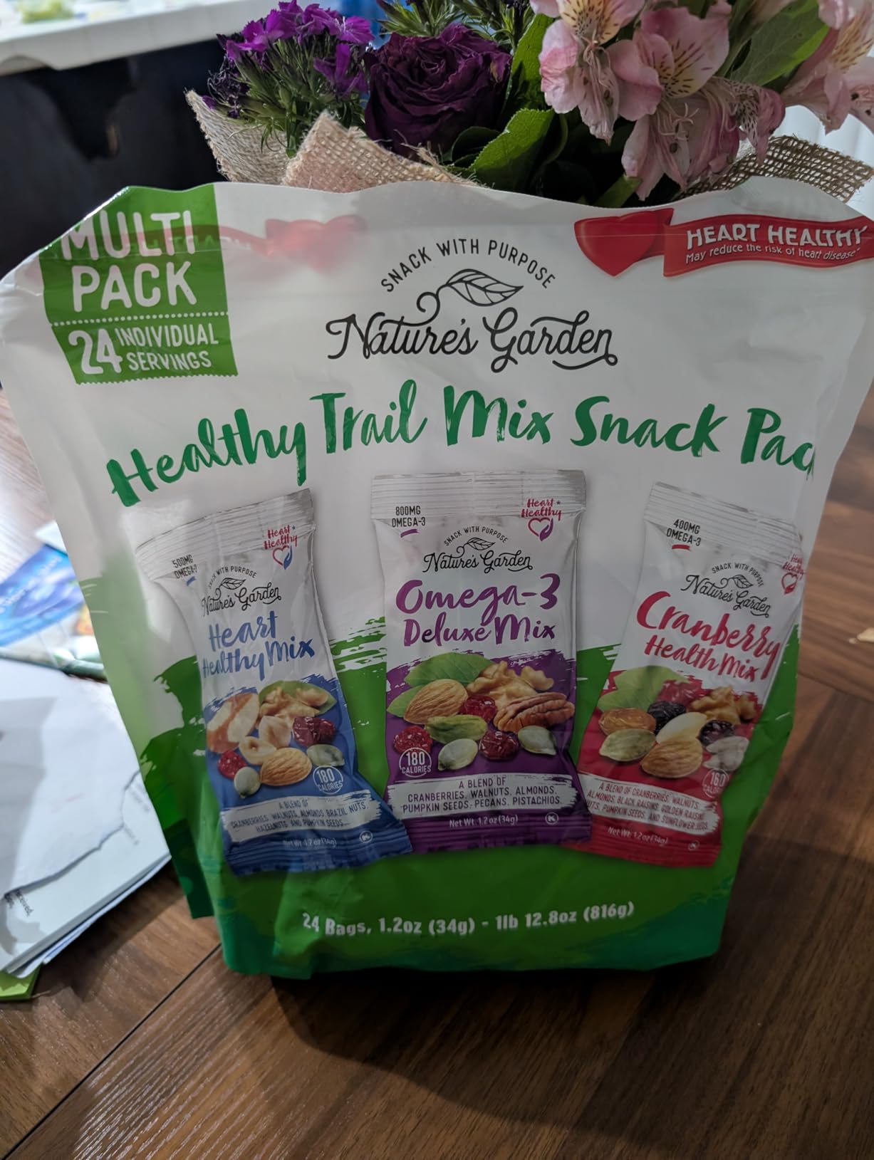 Nature's Garden Trail Mix Snack Pack 28.8oz (24x1.2oz), Individual Servings customer photo 1