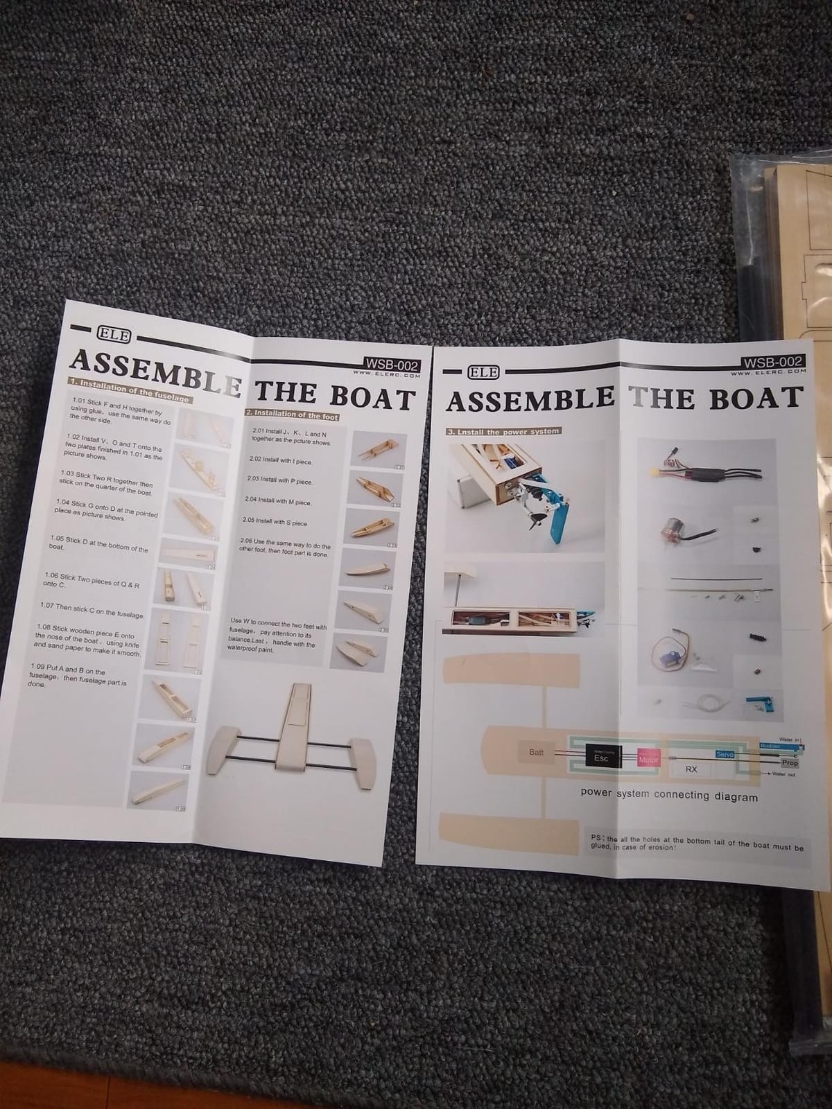 RC Outrigger Shrimp Boat Wooden 495mm Sponson Race Boat Kit to Build for Adults (B061) customer photo 1