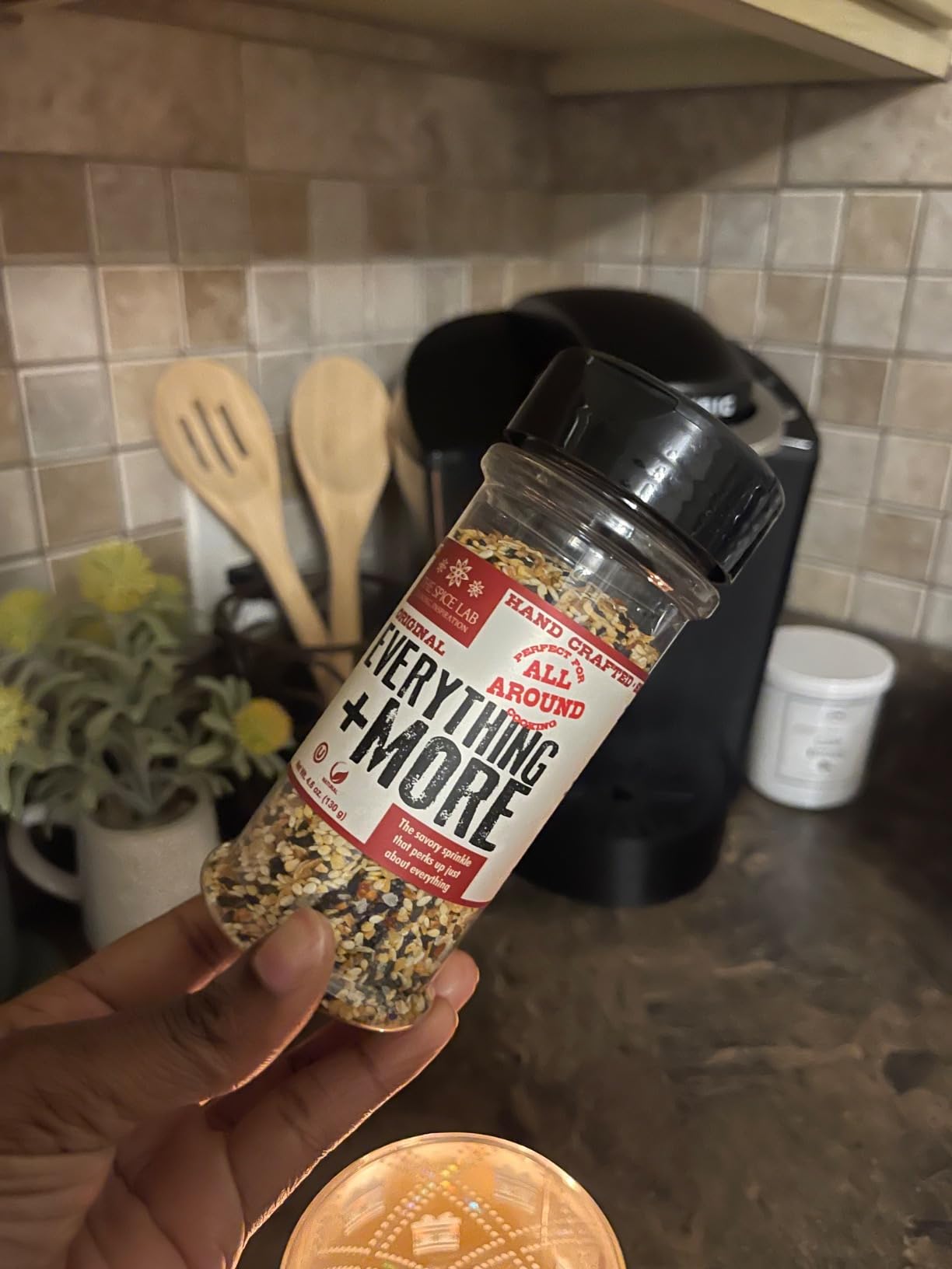The Spice Lab Everything Bagel Seasoning Blend - 4.6 oz Shaker Jar - Premium Everything Seasoning for Bagels - Gourmet PALEO and KETO Approved Spice - The Perfect Everything Bagel Spice - 7079 customer photo 1