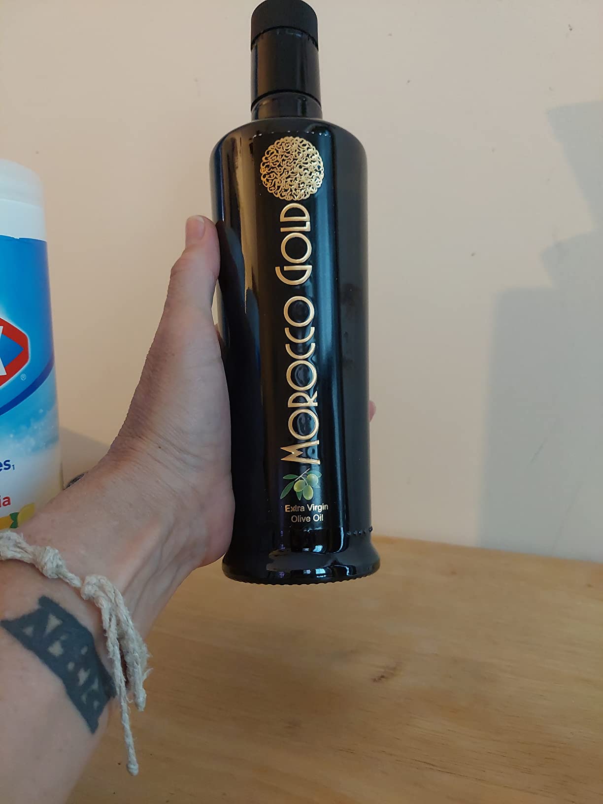 Morocco Gold New Harvest Olive Oil Extra Virgin - Polyphenol Rich 606mg/kg - Cold Pressed Olive Oil - Pure & 100% Natural with up to 4 Years Shelf-life - Fresh Harvest EVOO - (500ml (Pack of 1)) customer photo 1