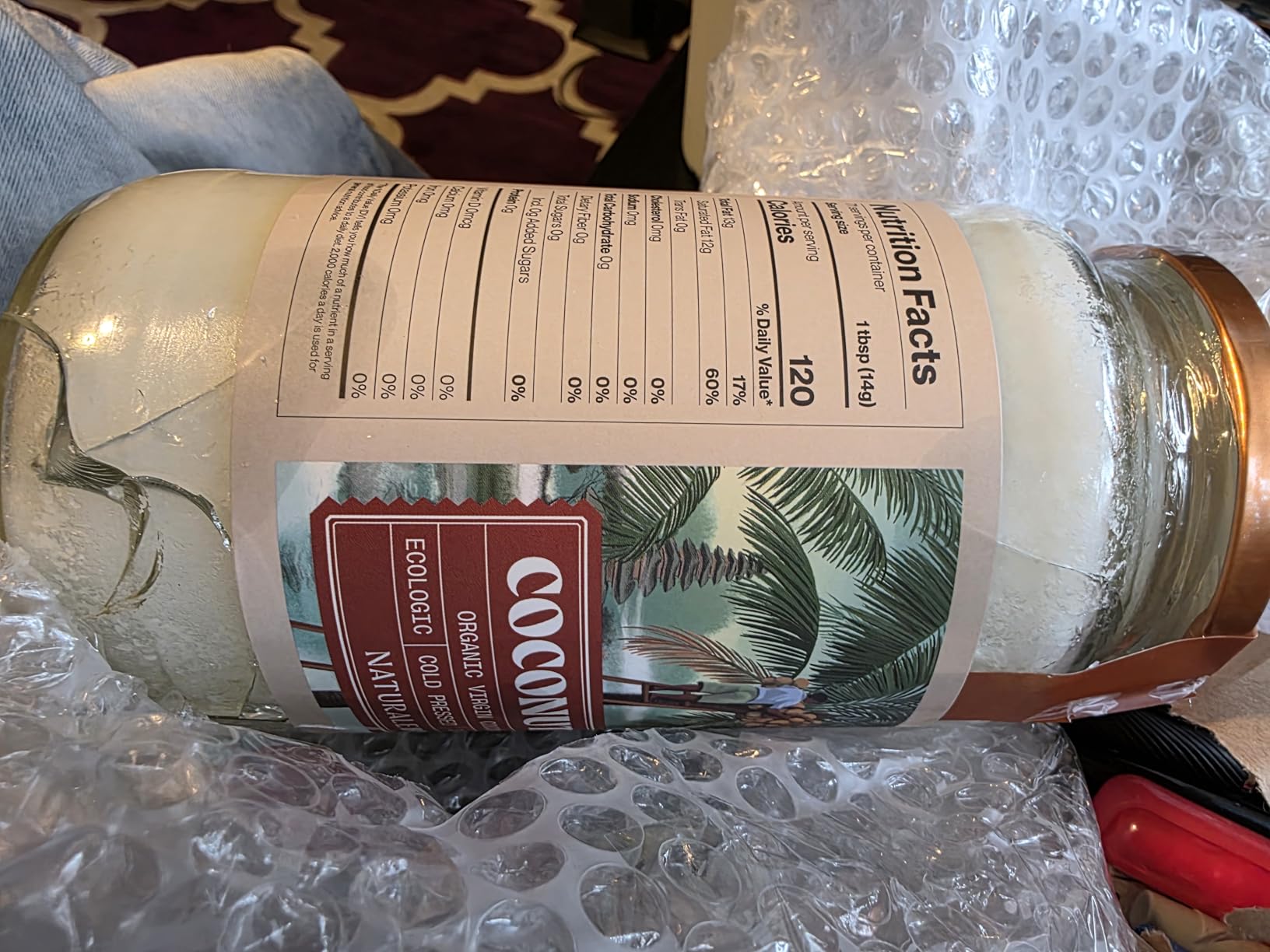 NaturaleBio Extra Virgin Olive Oil 17floz. Organically harvested in Spain. D.O.P certified. Premium Cornicabra and Picual olives from centenary trees. Cold pressed for superior flavour and aroma. customer photo 2