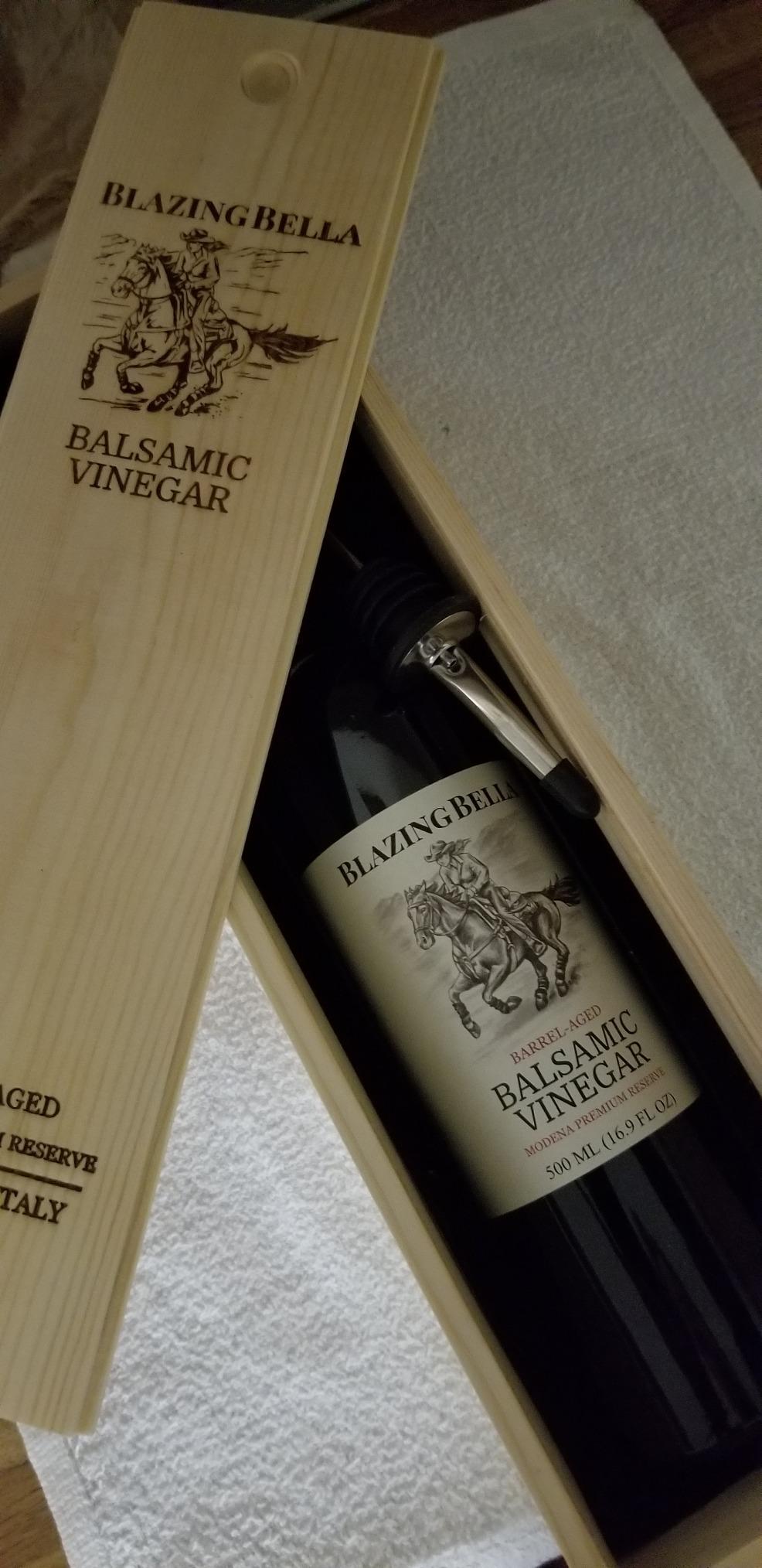 Blazing Bella Barrel Aged Balsamic Vinegar of Modena, Italy – Thick, Rich & Naturally Sweet – Premium Traditional Italian Balsamic for Everyday Use – 16.9 fl oz (500ml) customer photo 2