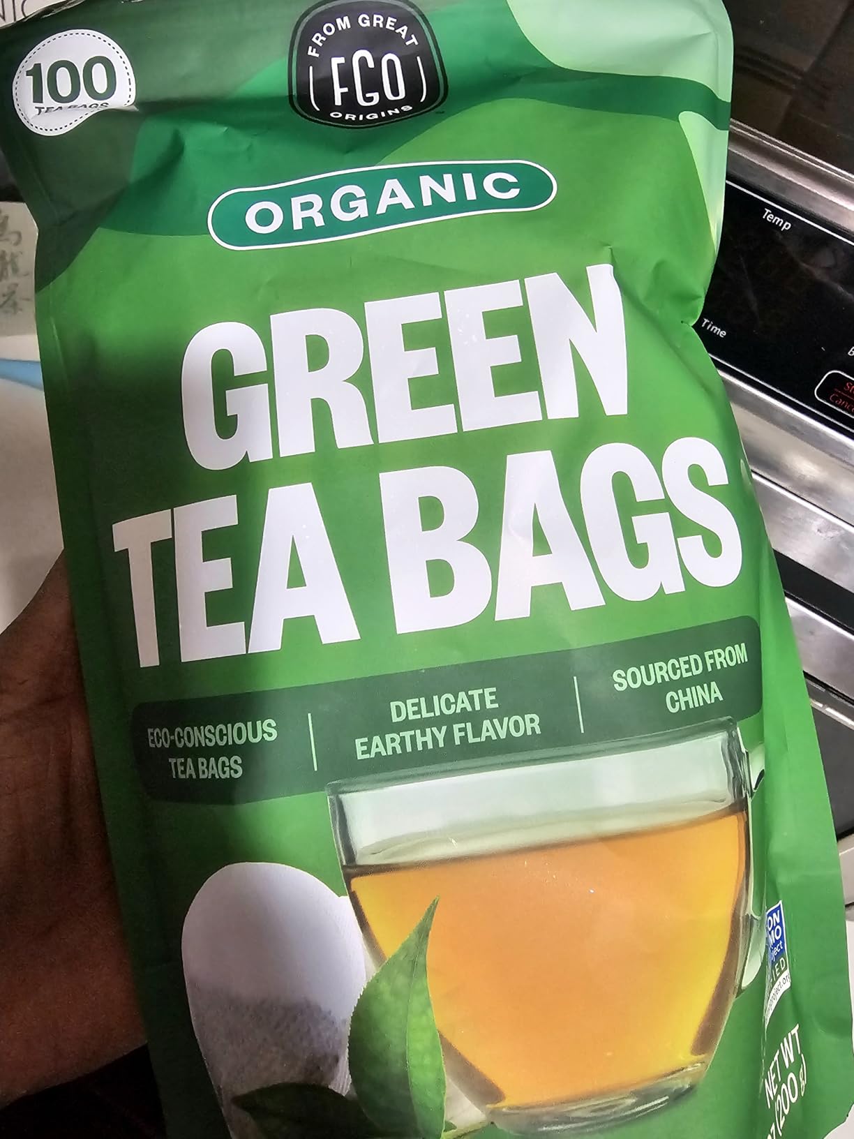 FGO Organic Chamomile Tea, 100 Count, Eco-Conscious Tea Bags, Resealable Bag, Packaging May Vary (Pack of 1) customer photo 2