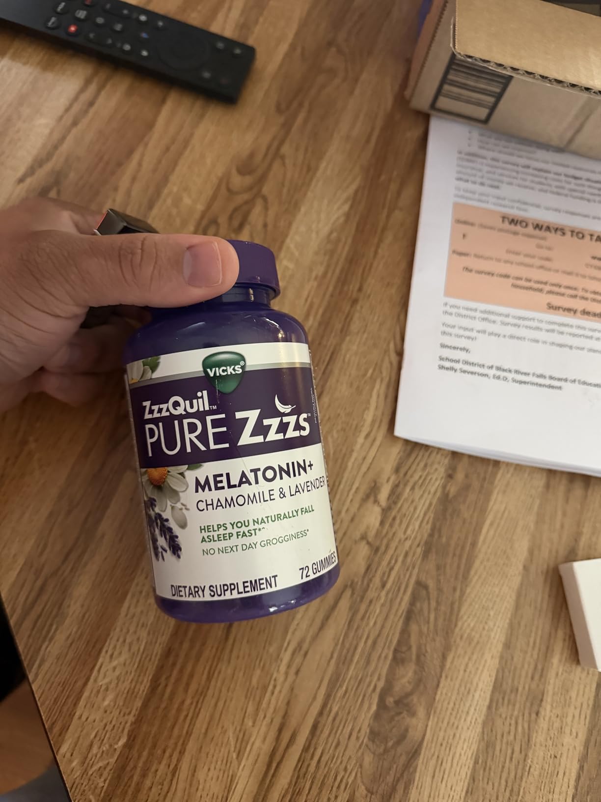 ZzzQuil, Pure Zzzs Melatonin Gummies, Sleep Aid, Melatonin 2mg, with Chamomile and Lavender, Melatonin Sleep Gummies, Sleep Aids for Adults, Wildberry Vanilla Flavored, 72 Sleep Gummies customer photo 2