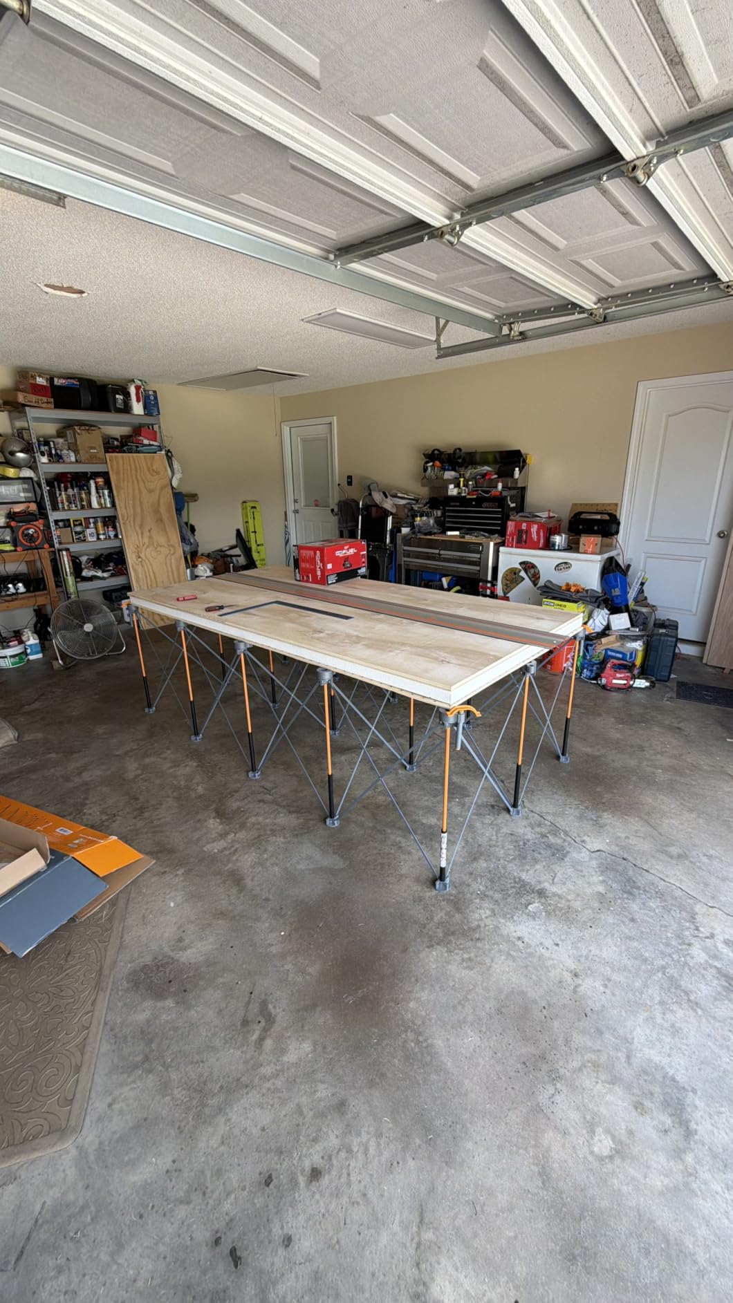 BORA Centipede Folding Work Table 4x8 ft Portable Workbench for Garage customer photo 2